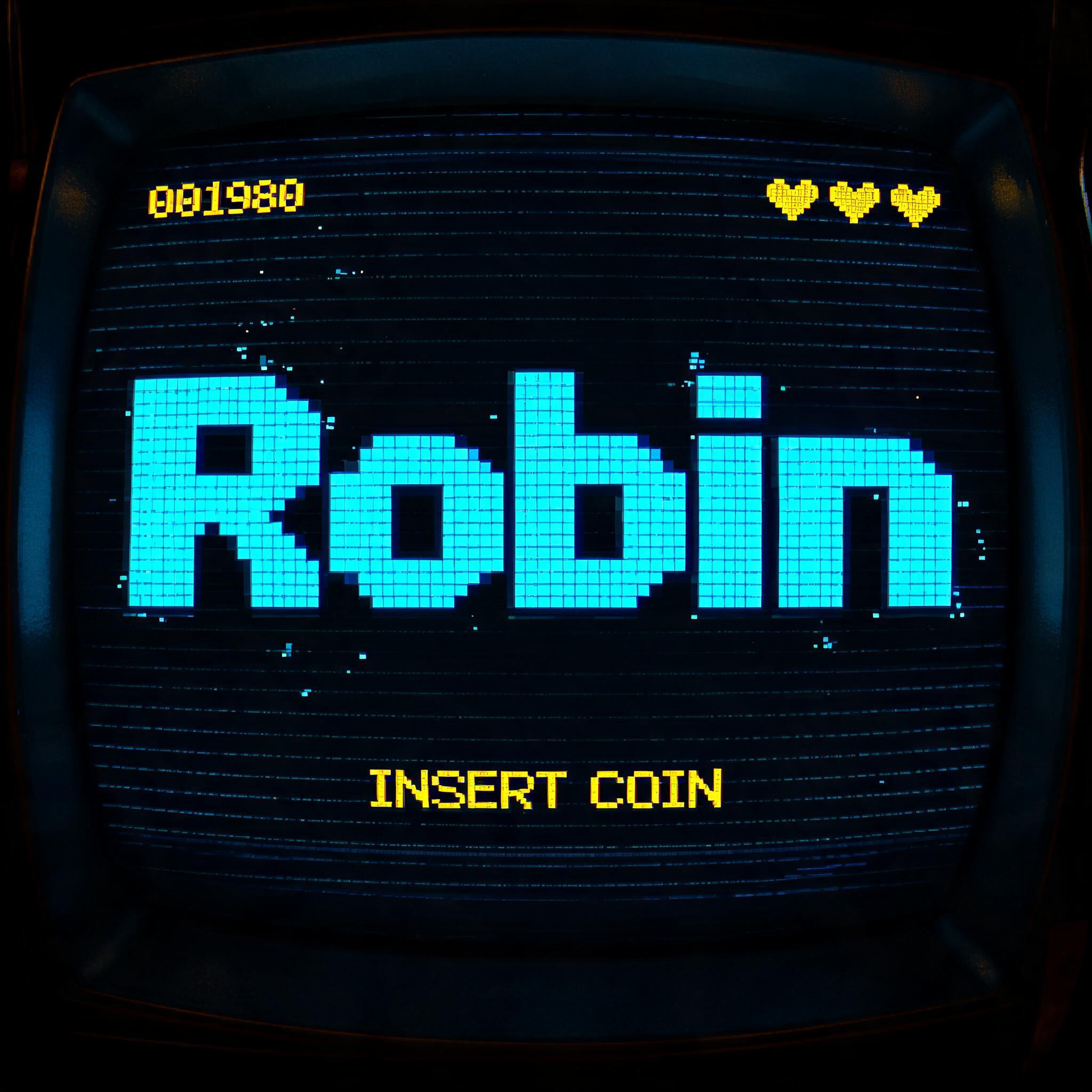 "Robin" — Pixel Art | AI Text Effect Generator
