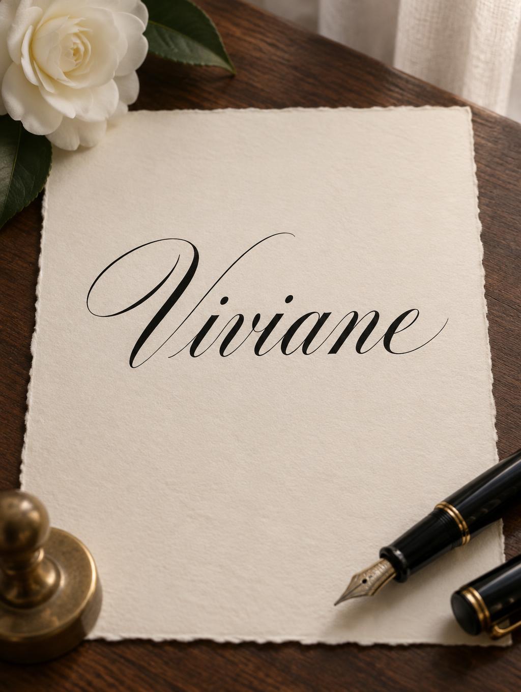 "Viviane" —  | AI Text Effect Generator