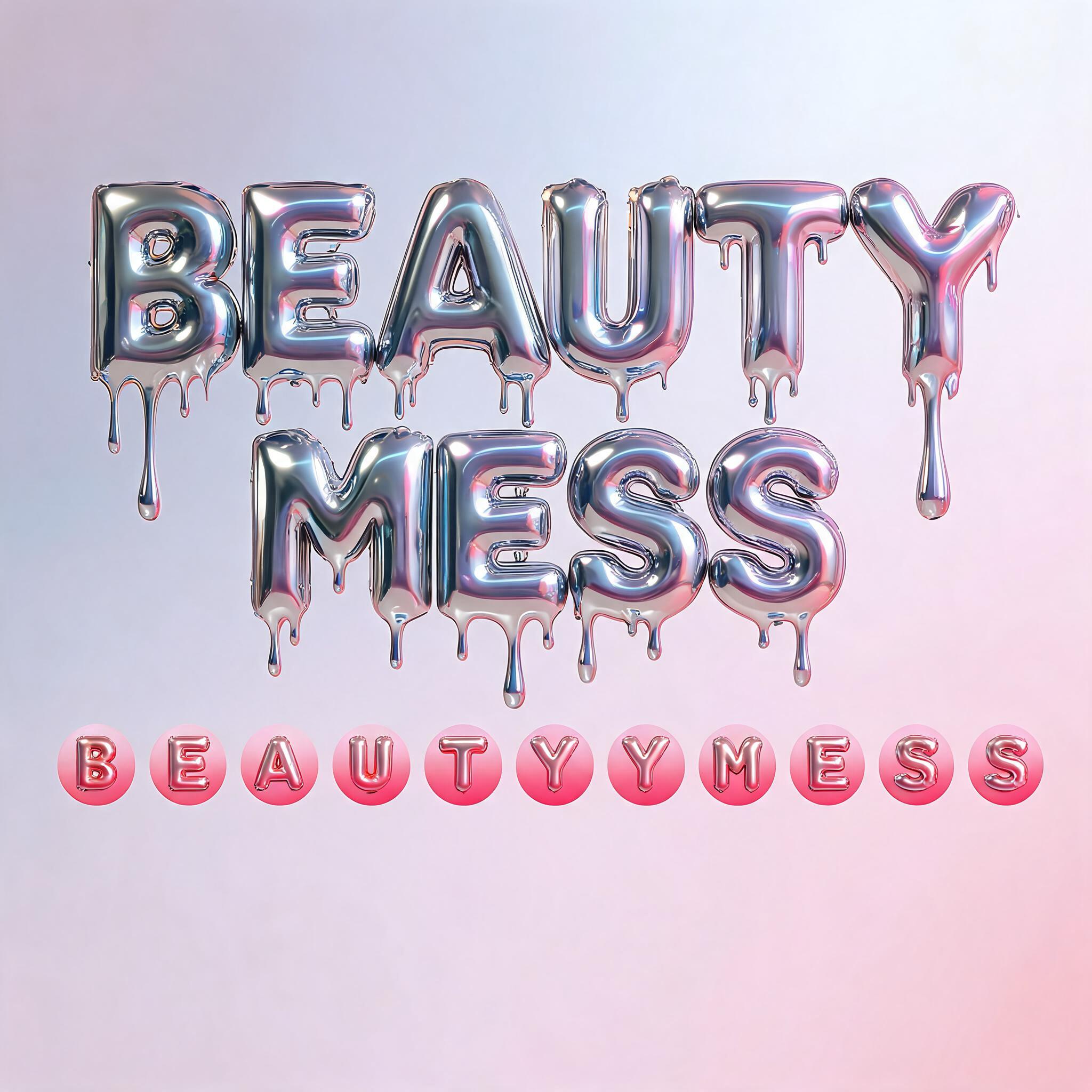 "Beauty Mess" — Y2k Liquid | AI Text Effect Generator