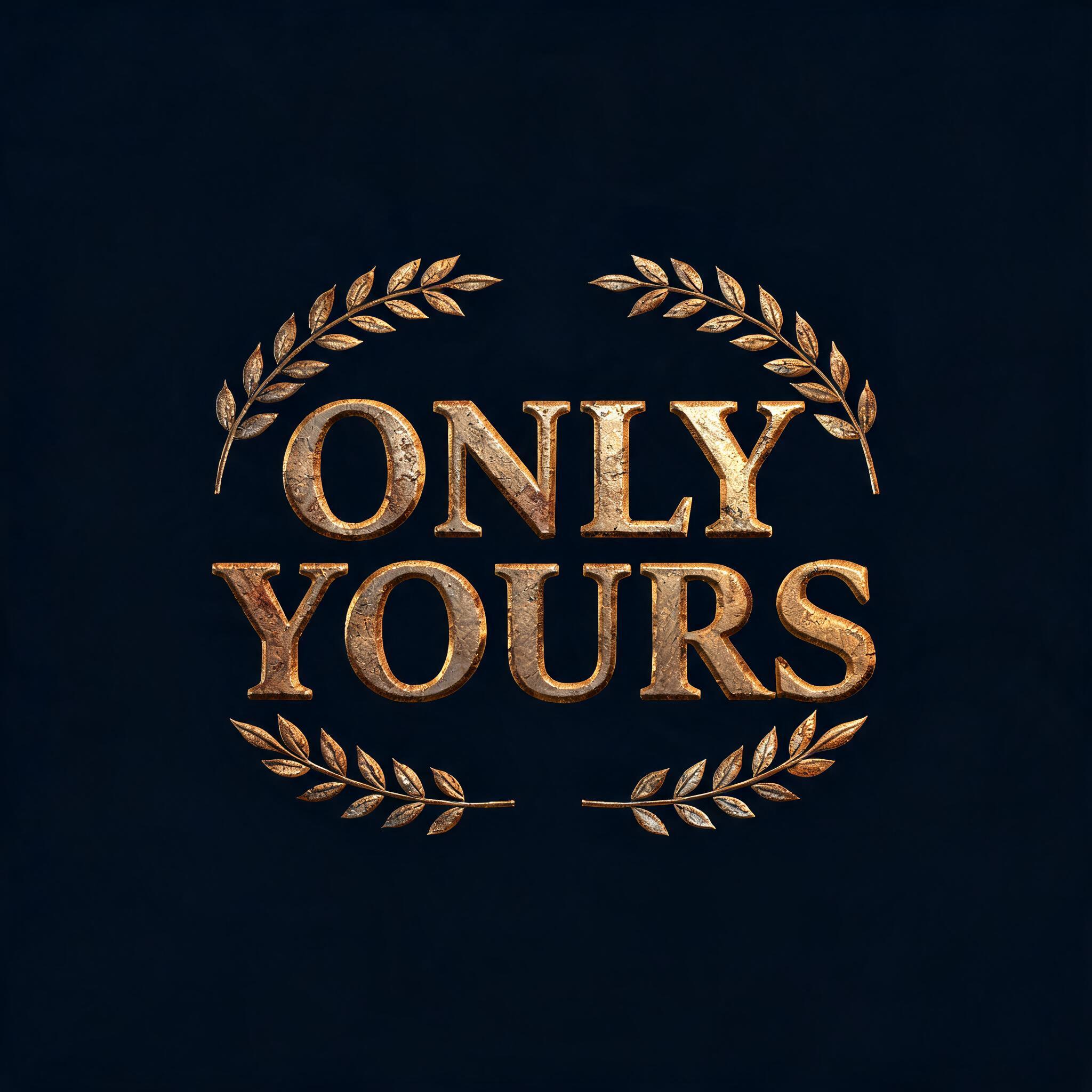 "ONLY YOURS" — Romantic Him | AI Text Effect Generator