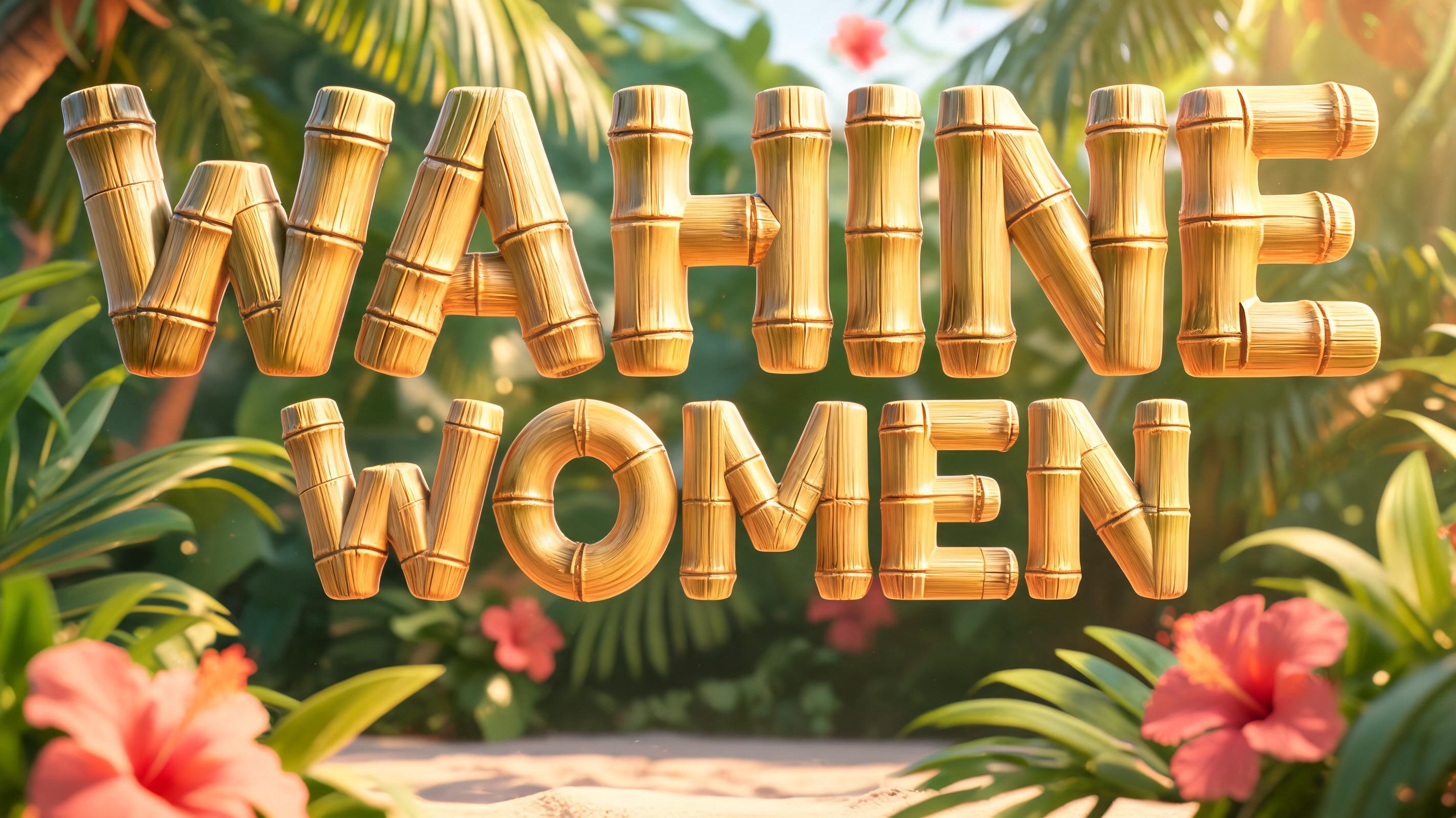 "WAHINE
WOMEN" — Hawaiian | AI Text Effect Generator