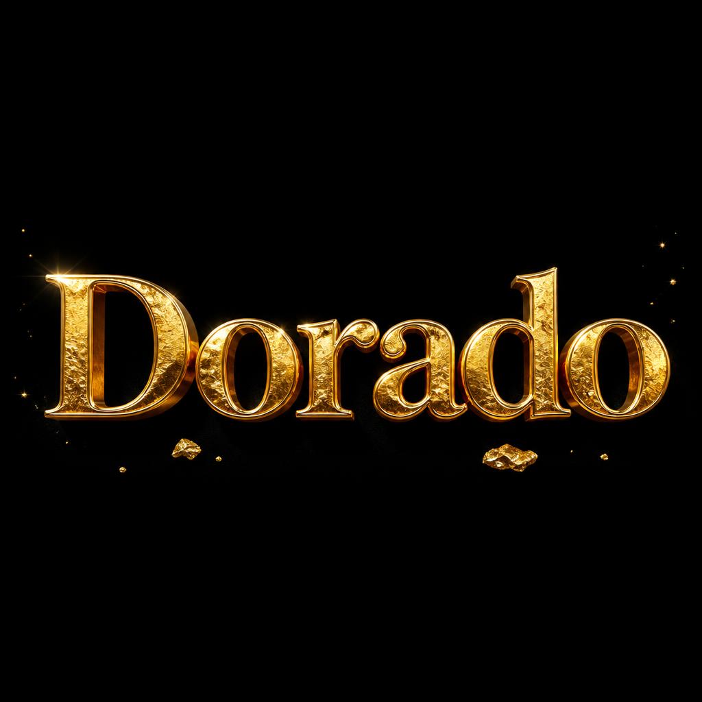 "Dorado" — Luxury Gold | AI Text Effect Generator