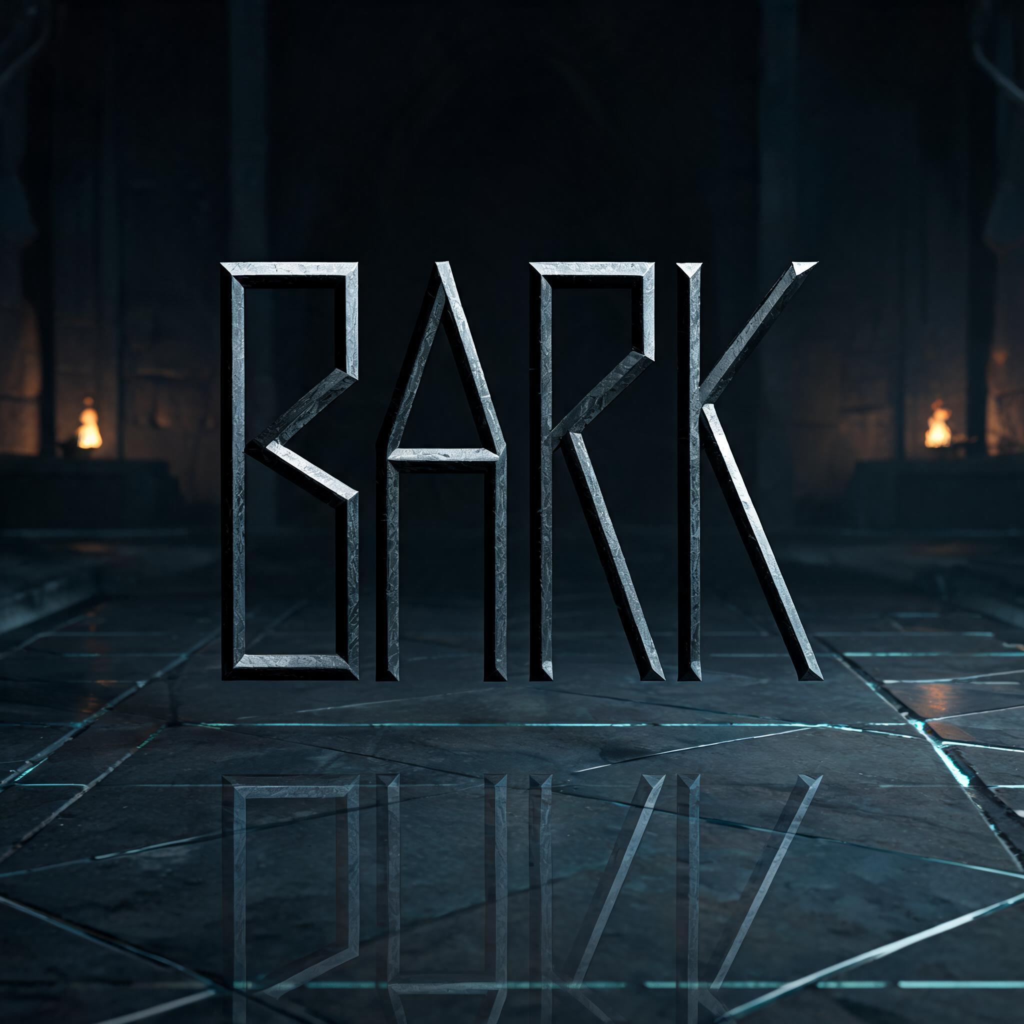 "BARK" — Viking Runic | AI Text Effect Generator