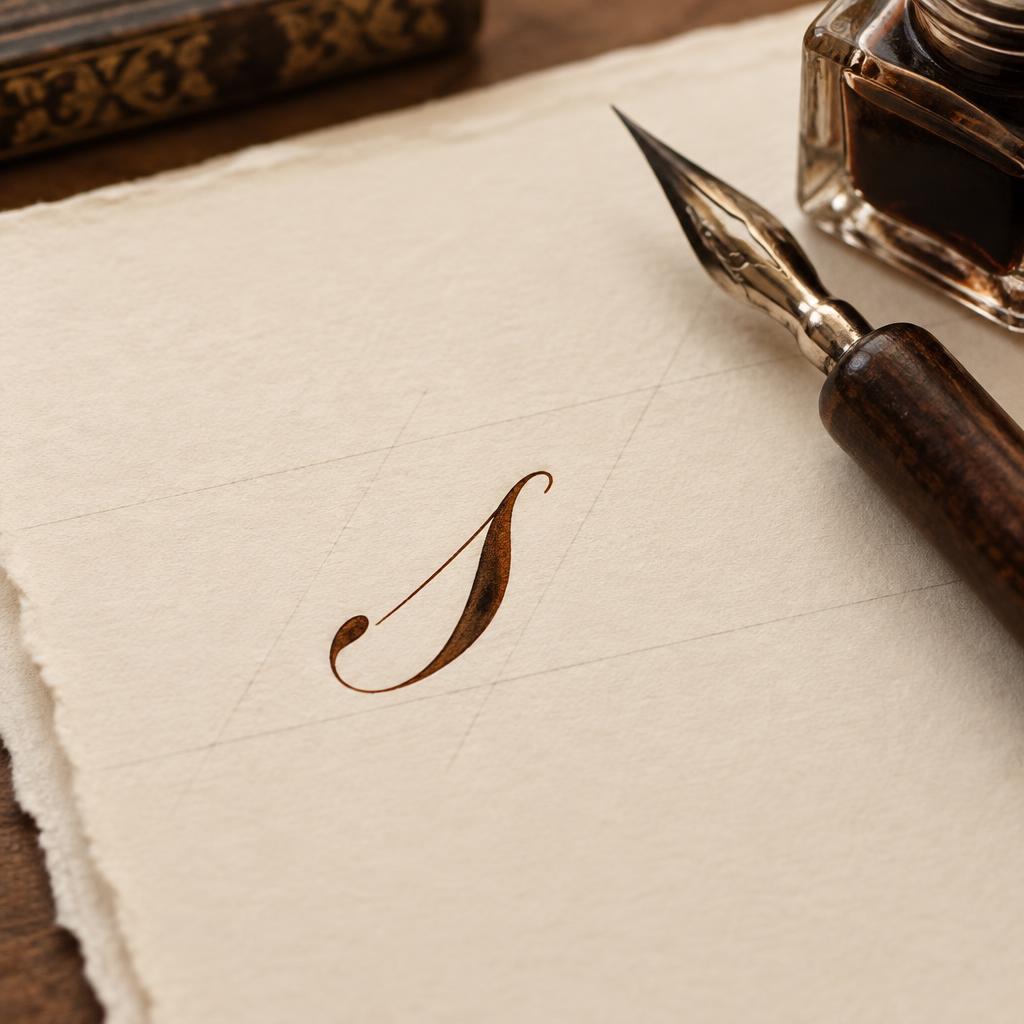 "s" — Cursive Calligraphy text effect