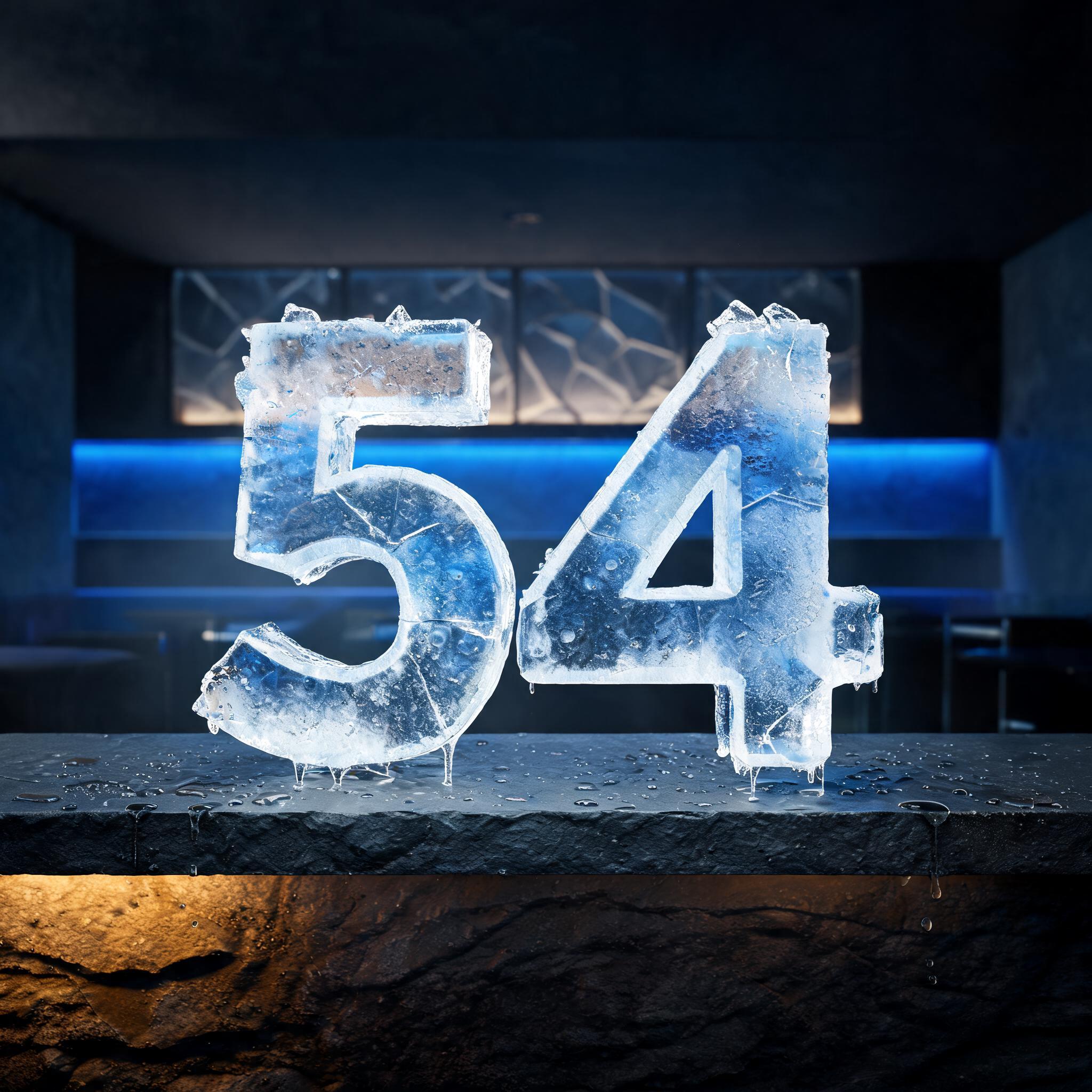 "54" —  | AI Text Effect Generator