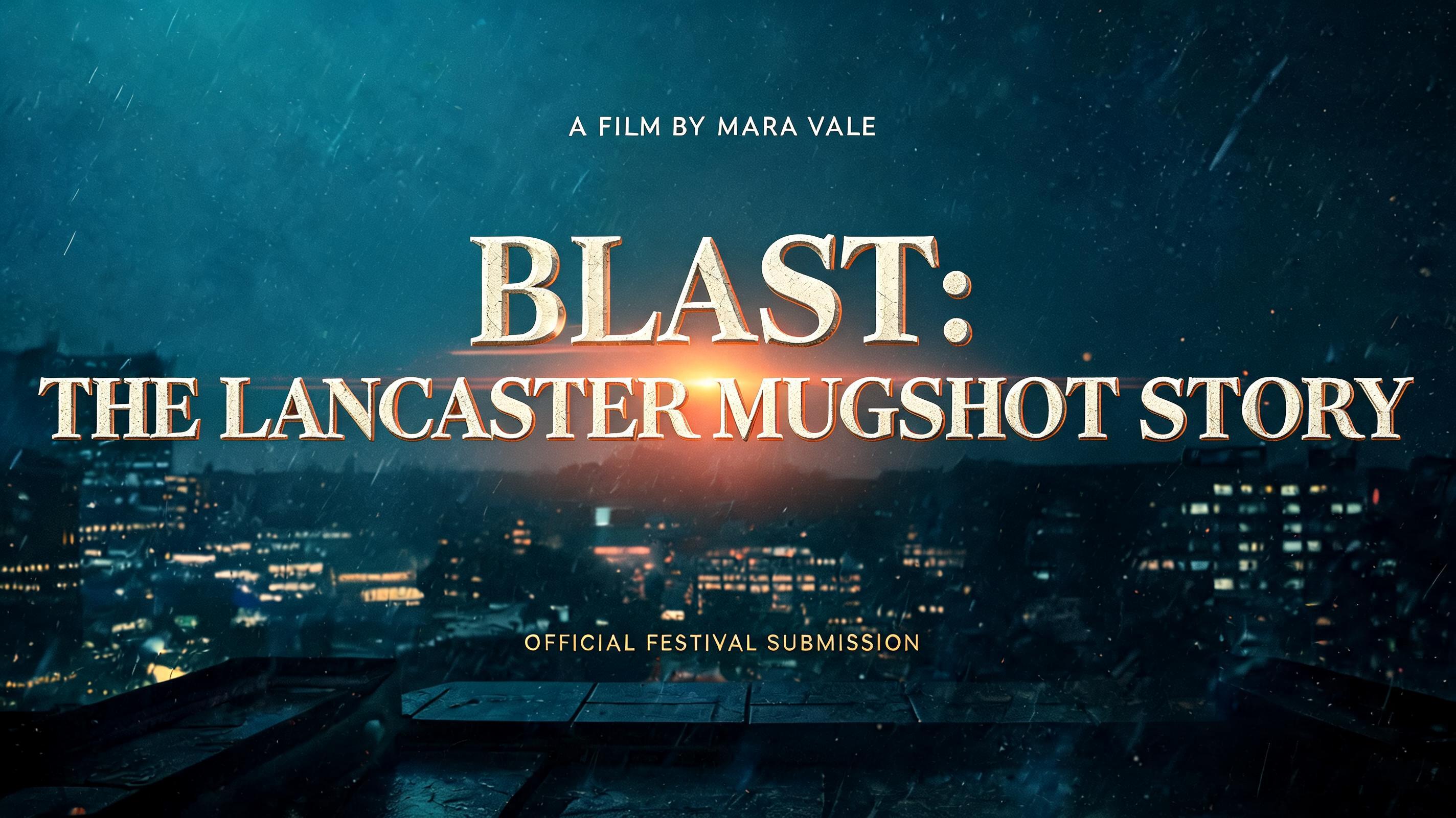 "Blast: The Lancaster Mugshot Story" — Cinematic Netflix | AI Text Effect Generator