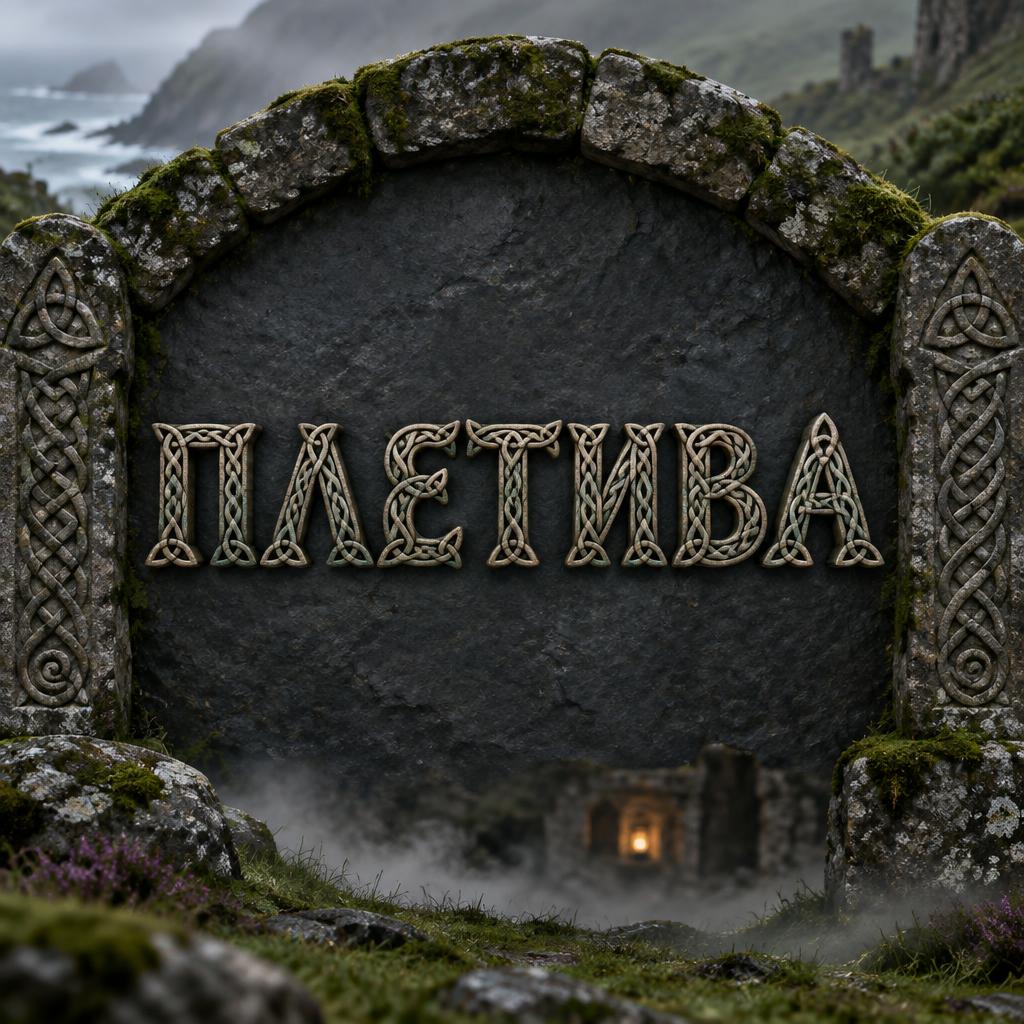 "ПЛЕТИВА" —  | AI Text Effect Generator