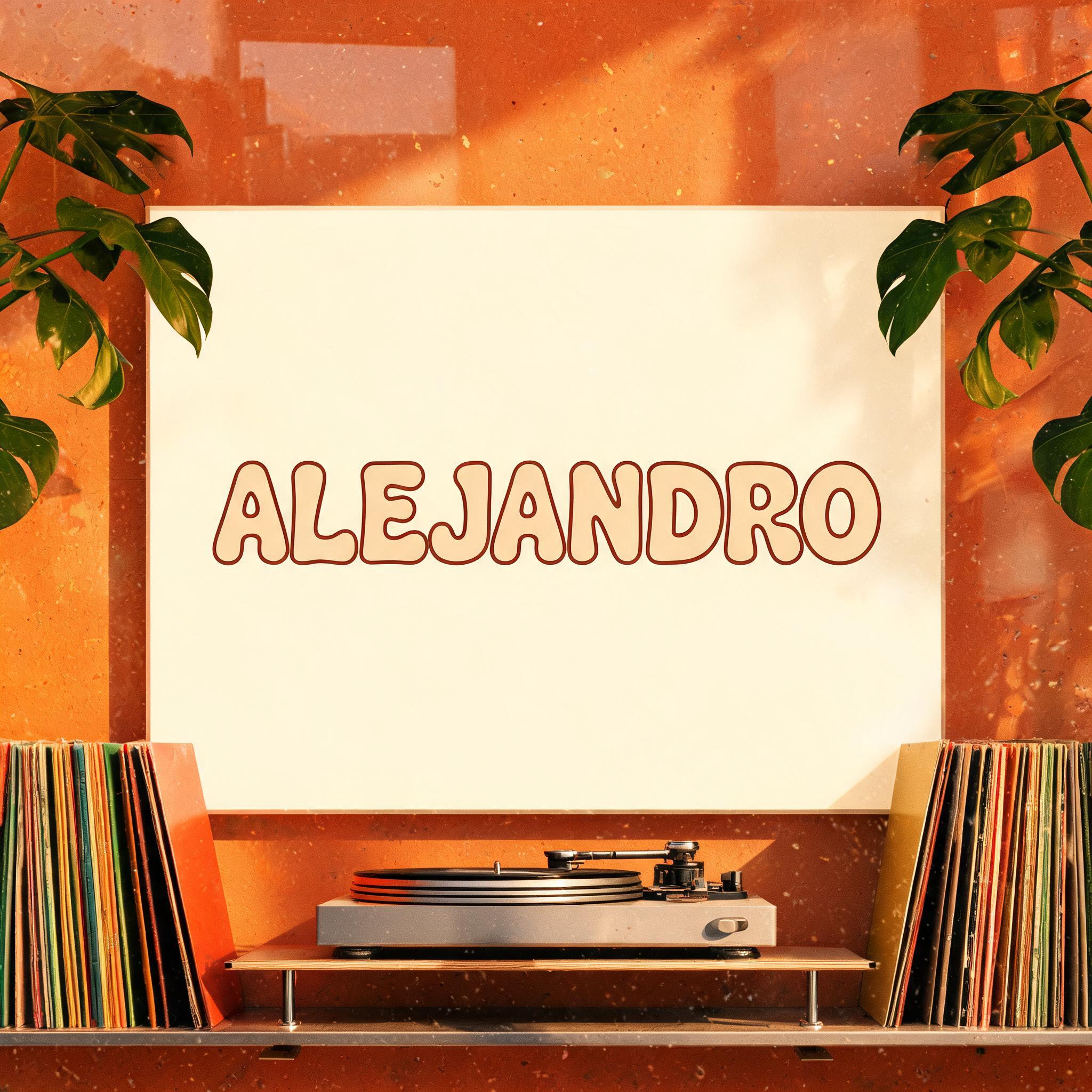 "Alejandro" —  | AI Text Effect Generator