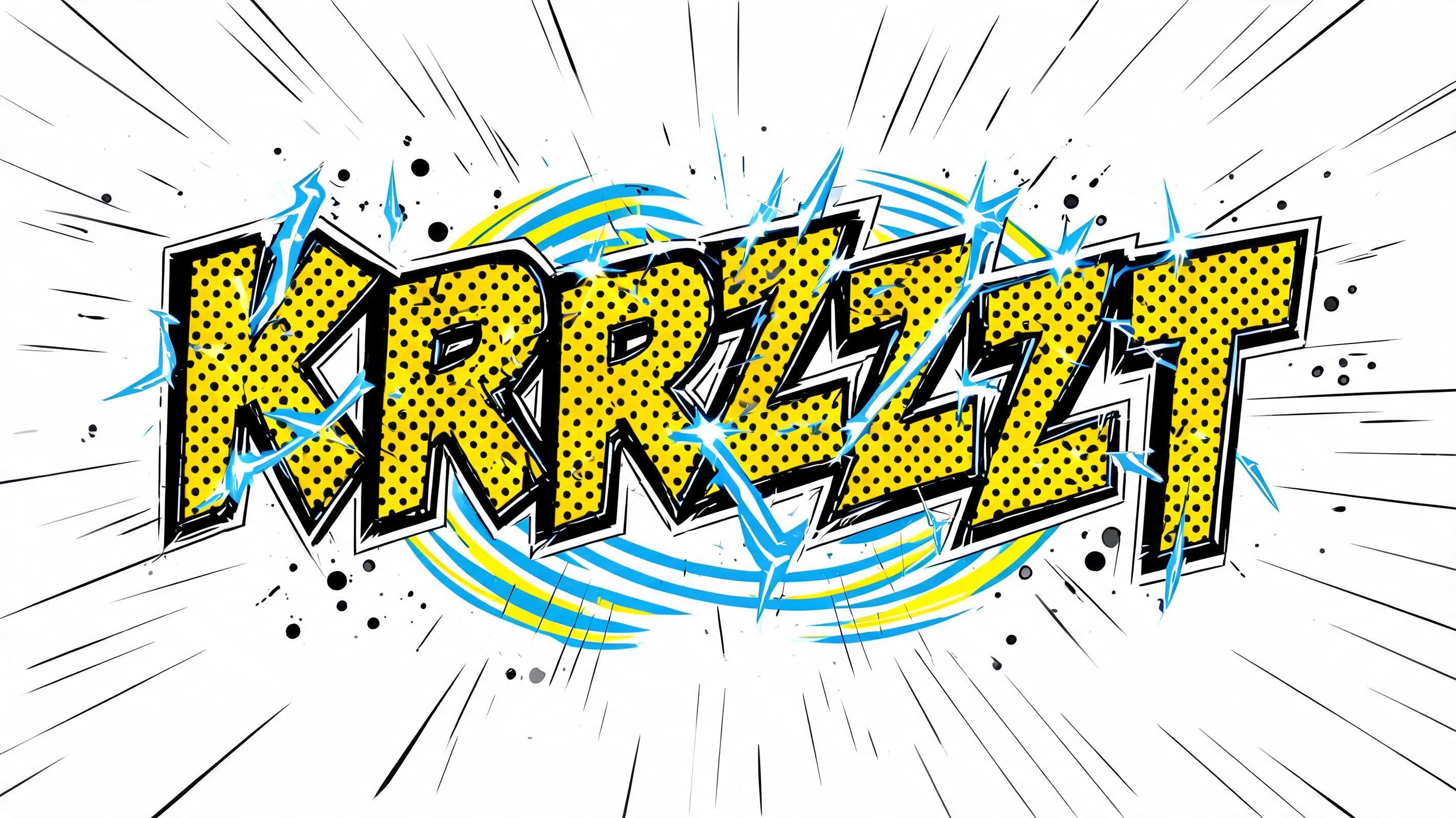 "KRRZZZT" — Comic Book | AI Text Effect Generator