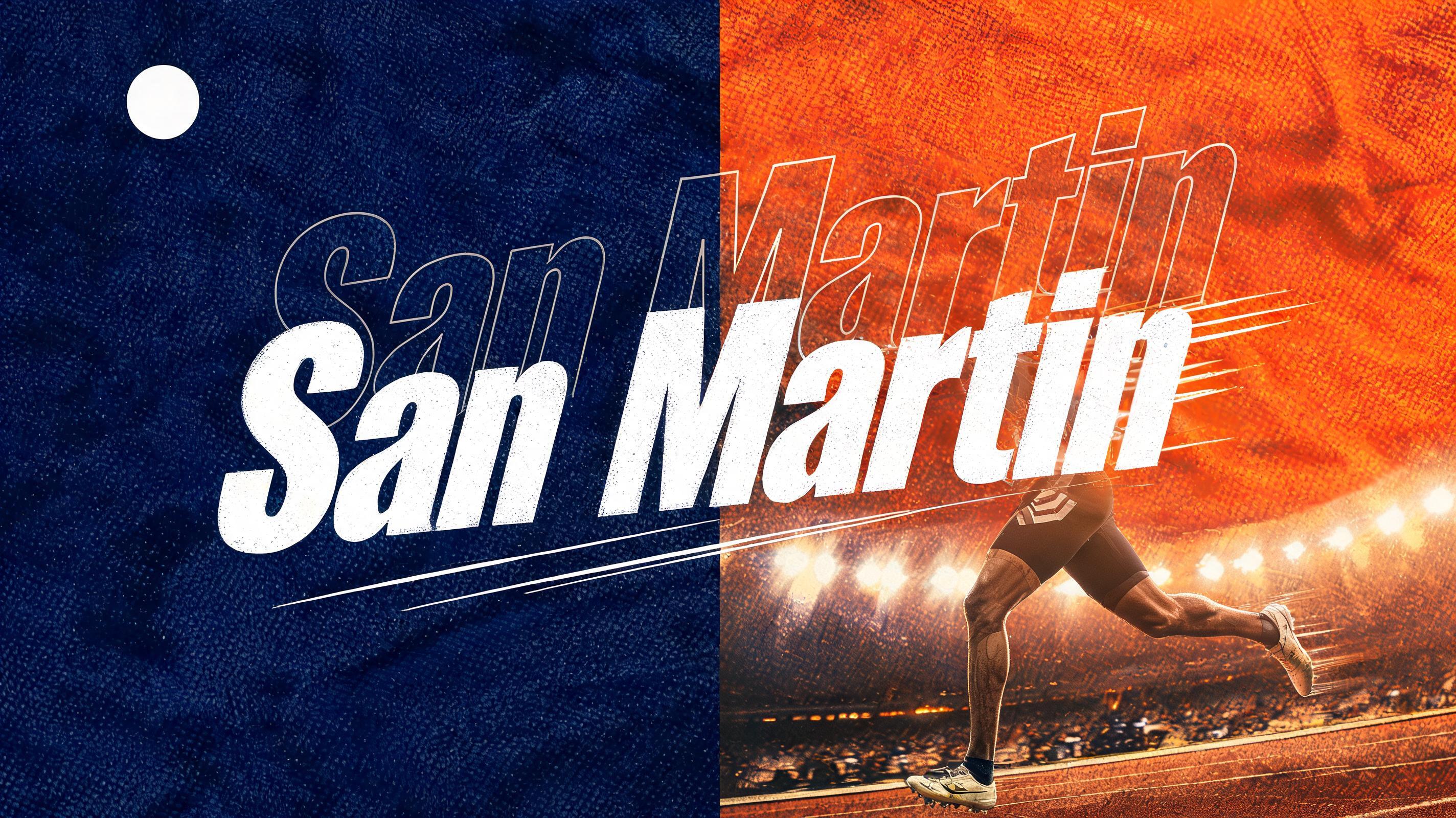 "San Martin" — Sports | AI Text Effect Generator