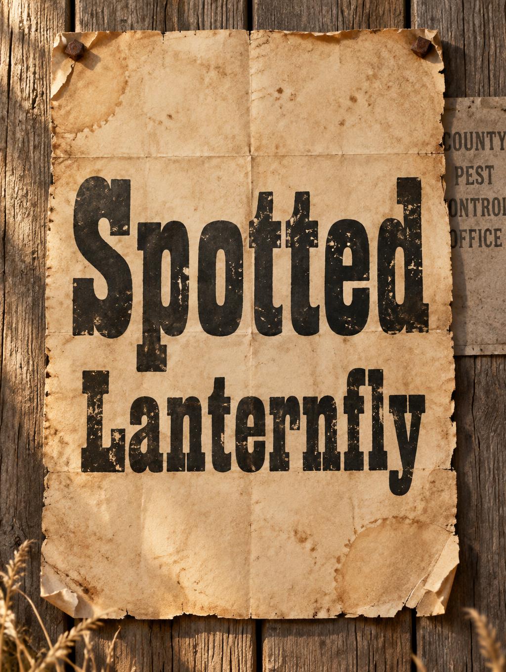 "Spotted Lanternfly" —  | AI Text Effect Generator
