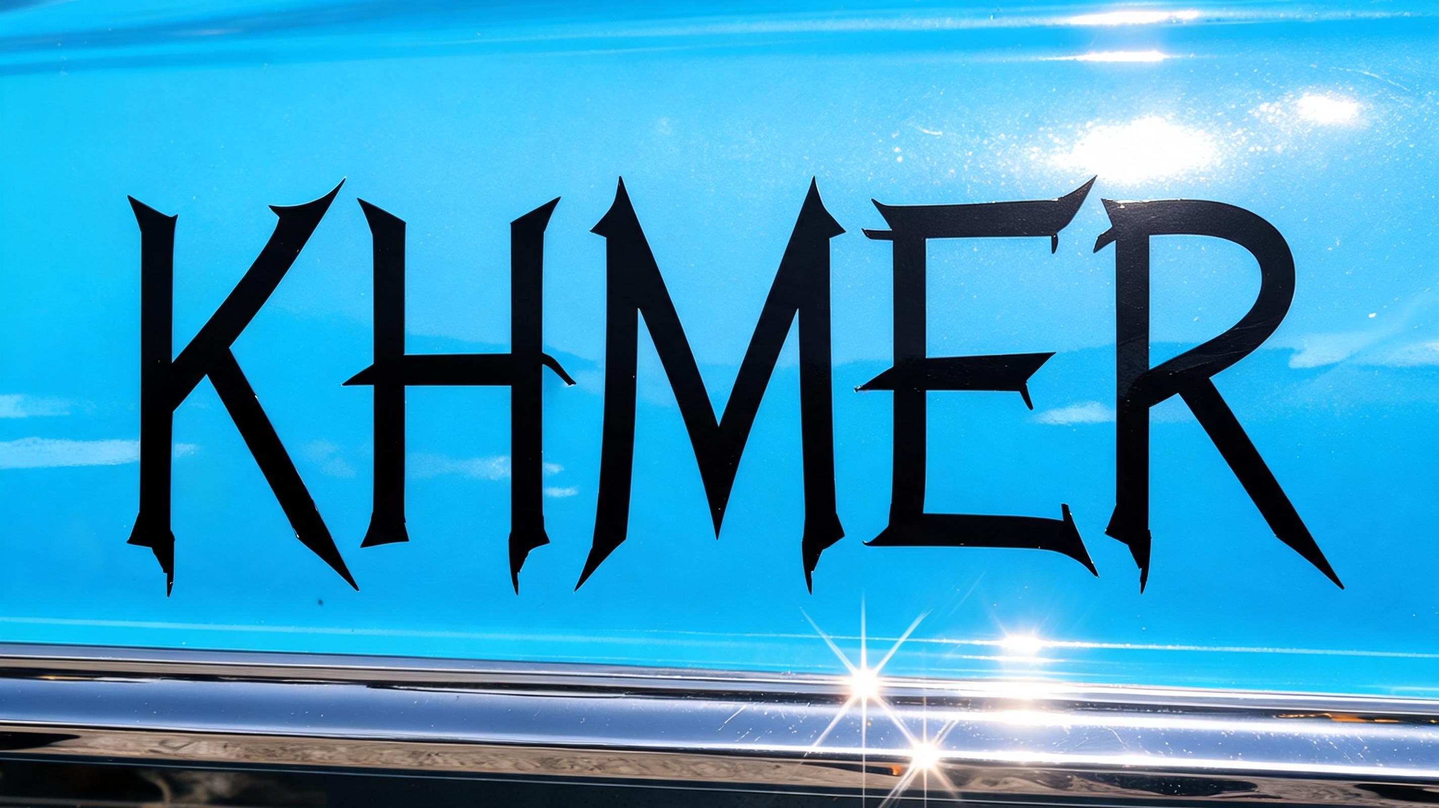 "KHMER" — Chicano text effect