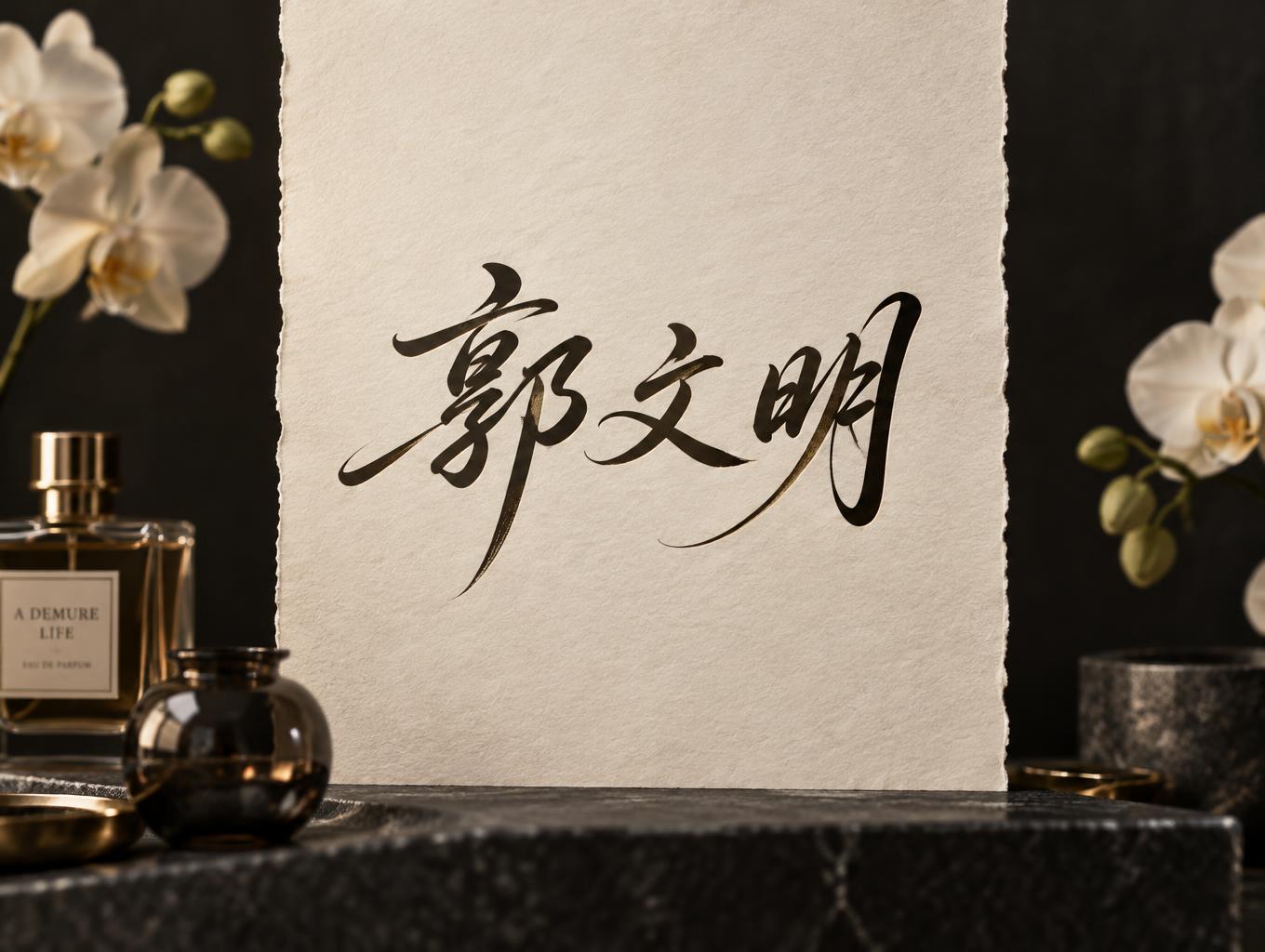 "郭文明" —  | AI Text Effect Generator