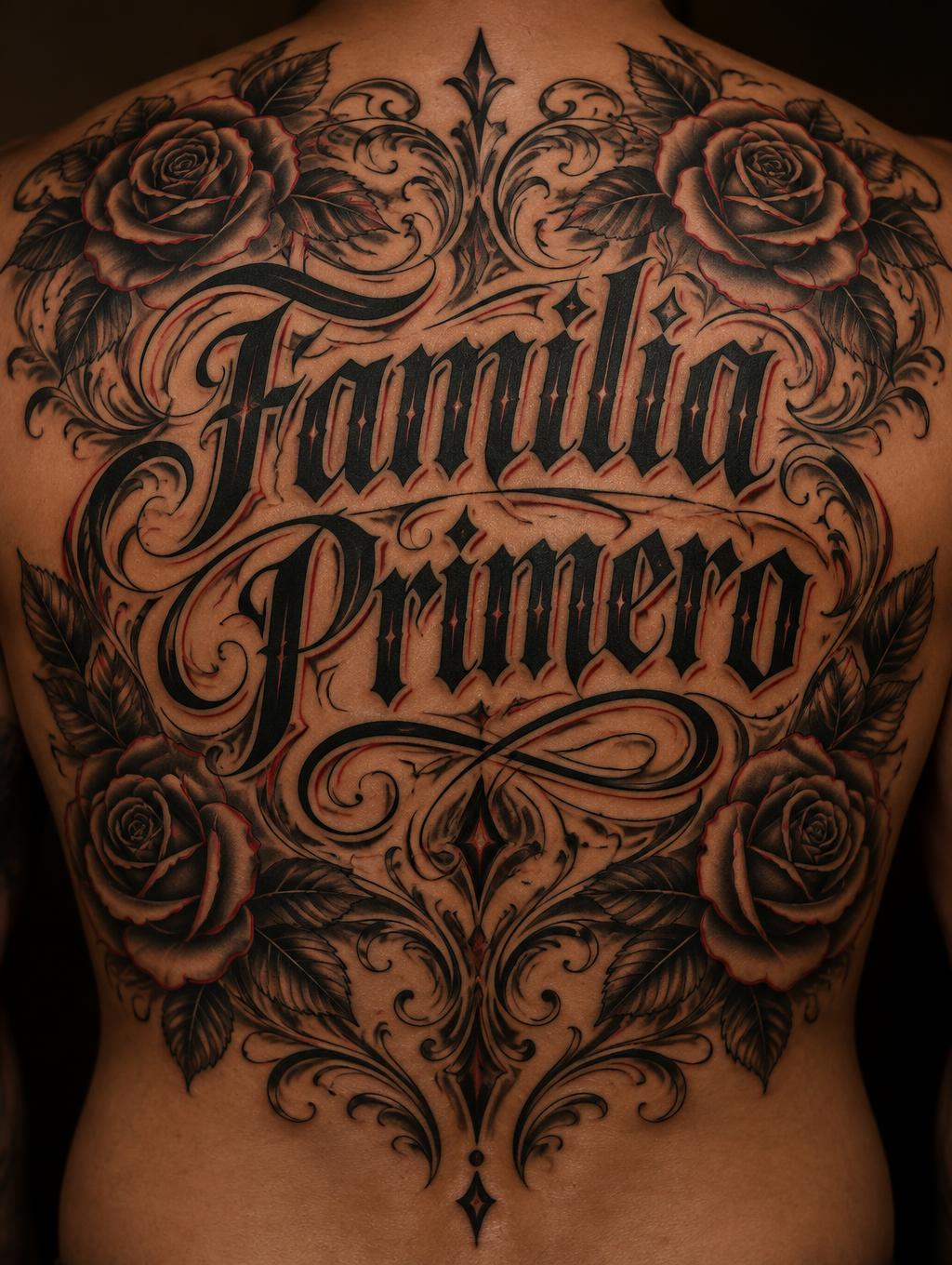 "Familia Primero" — Chicano | AI Text Effect Generator
