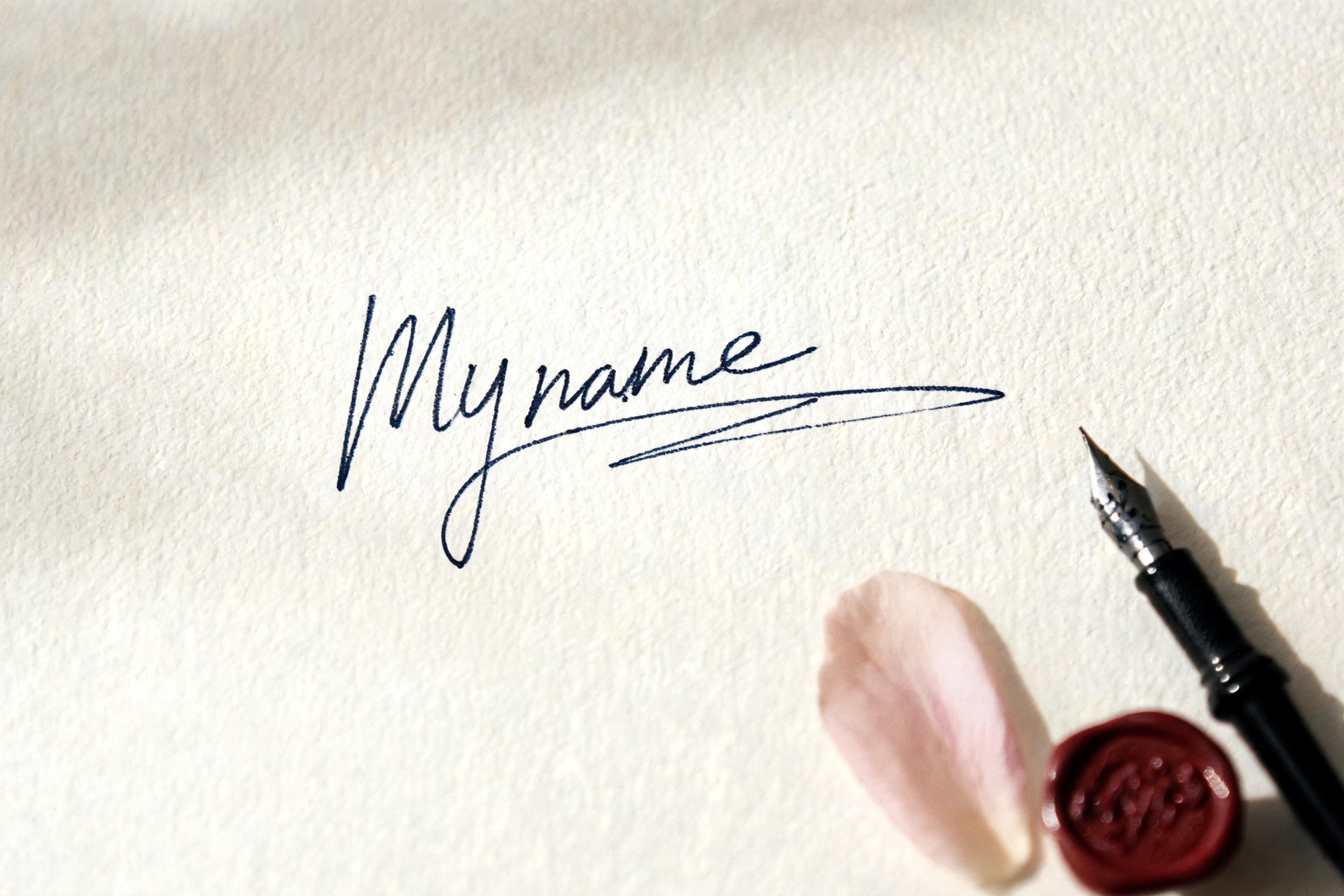 "My name" — Cursive | AI Text Effect Generator
