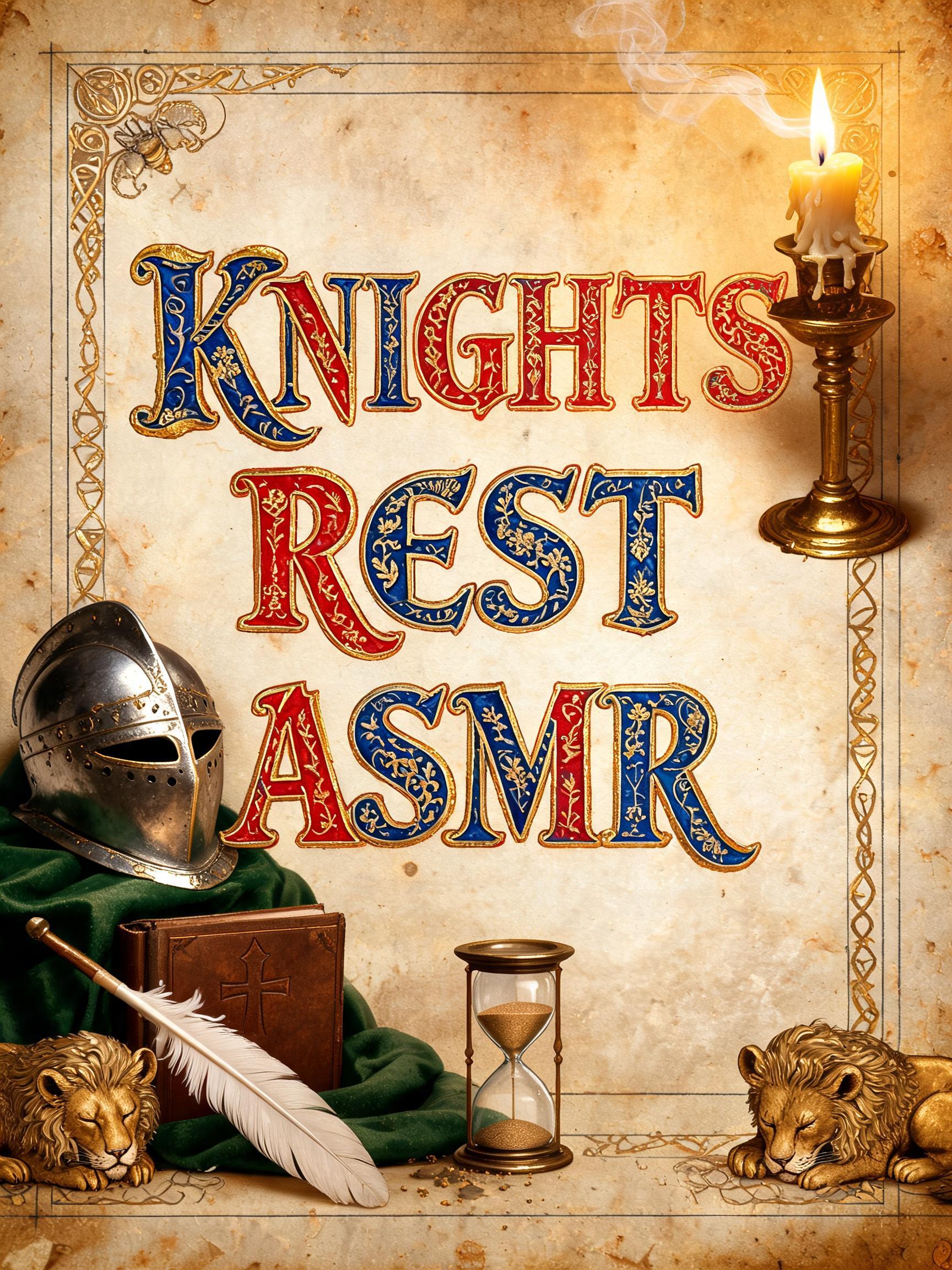 "Knights Rest Asmr" — Medieval | AI Text Effect Generator
