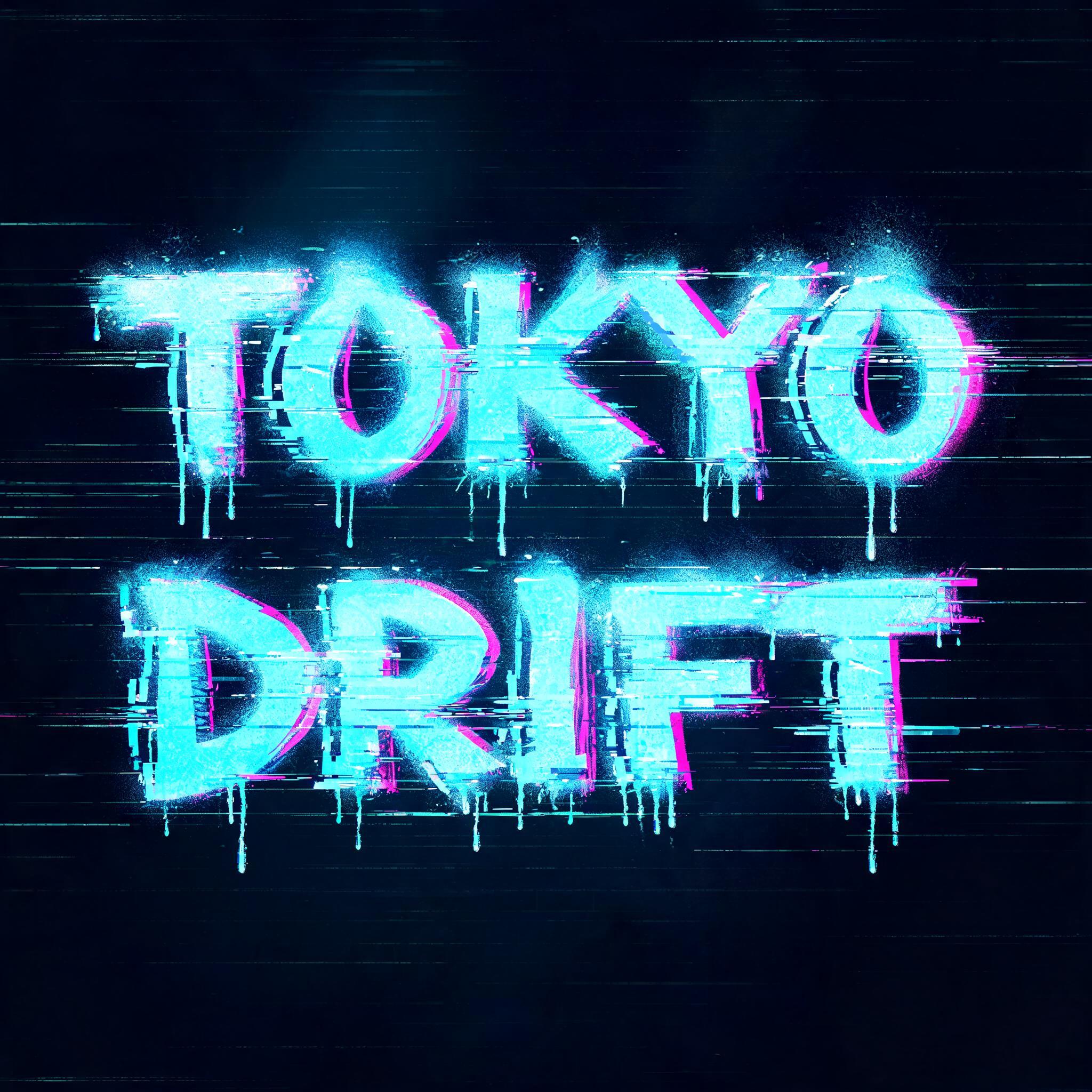 "TOKYO DRIFT" — Cyberpunk | AI Text Effect Generator