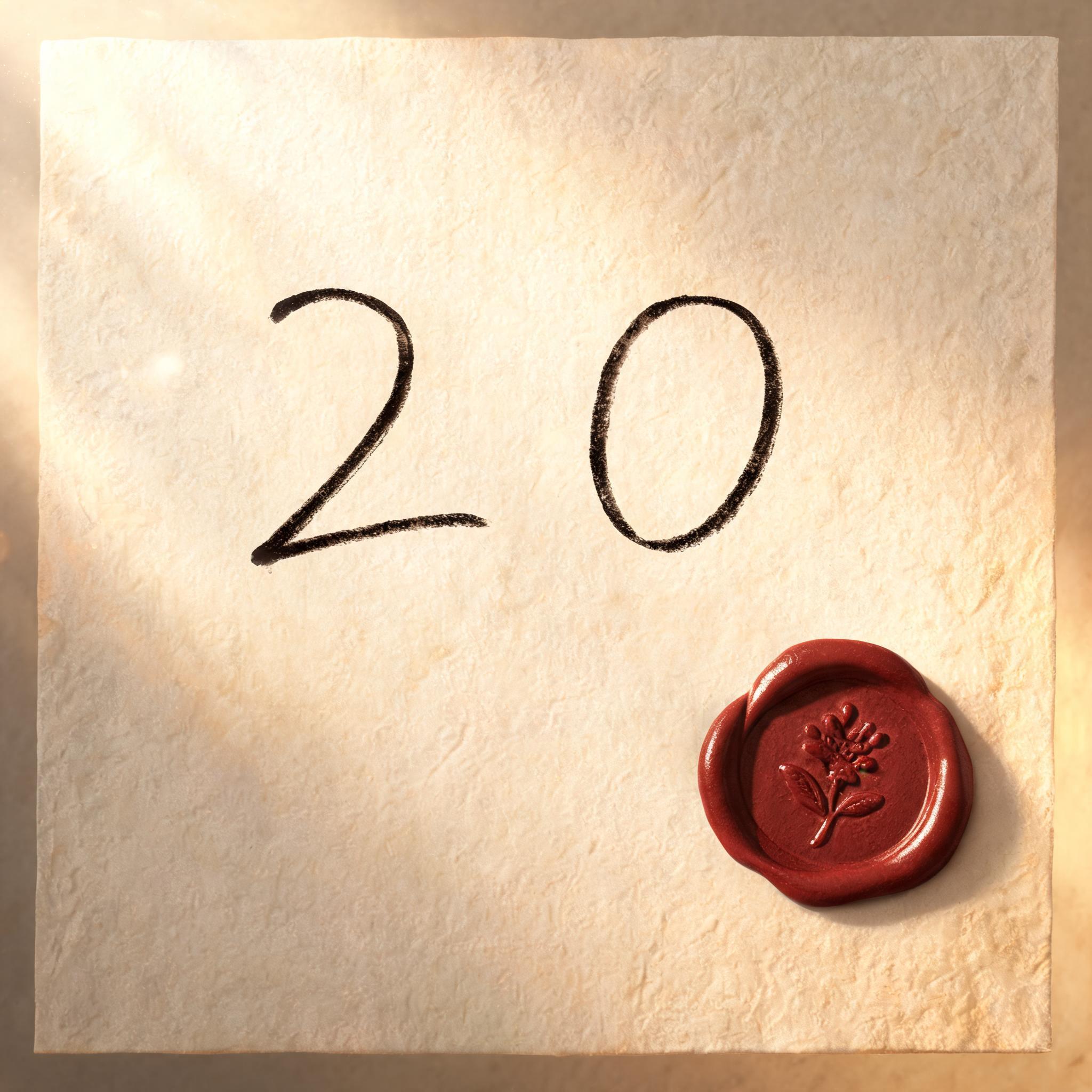 "2 0" — Handwritten Script | AI Text Effect Generator