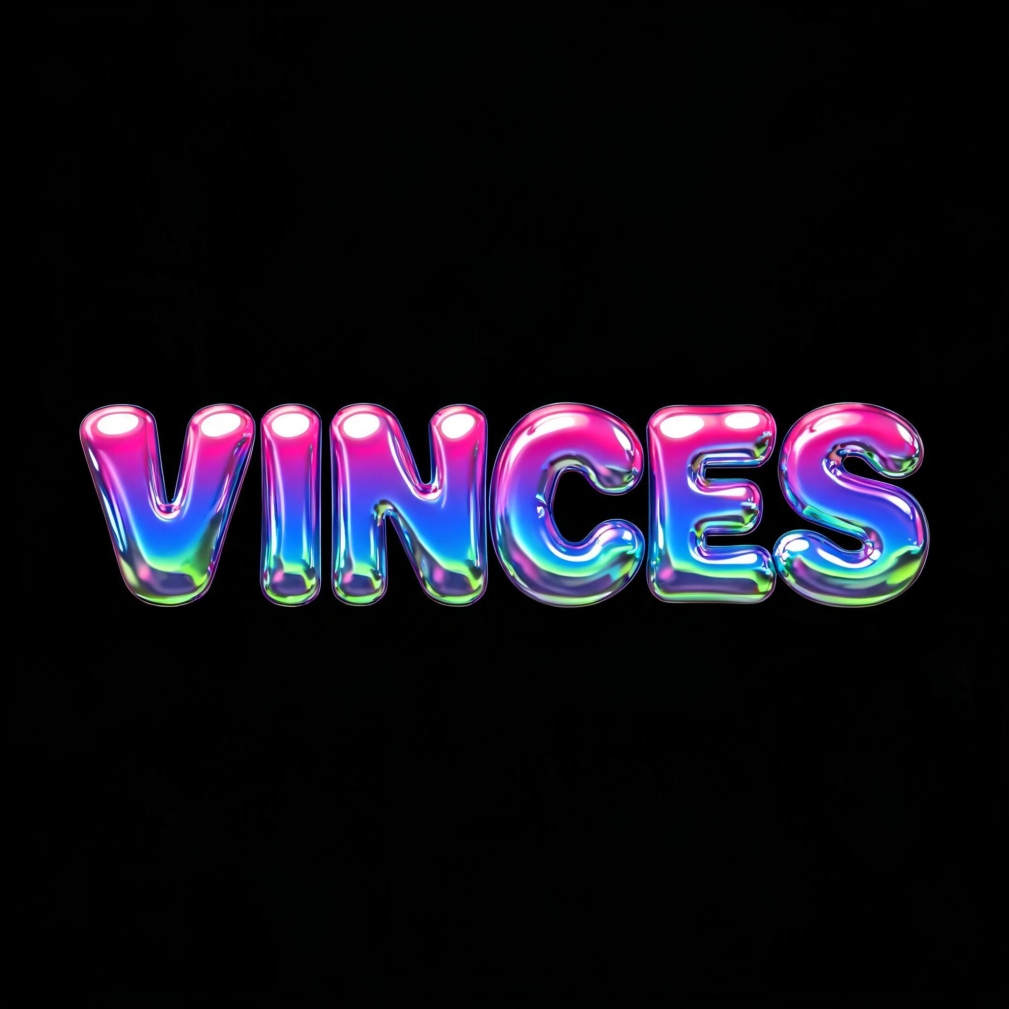 "VINCES" — Y2k | AI Text Effect Generator