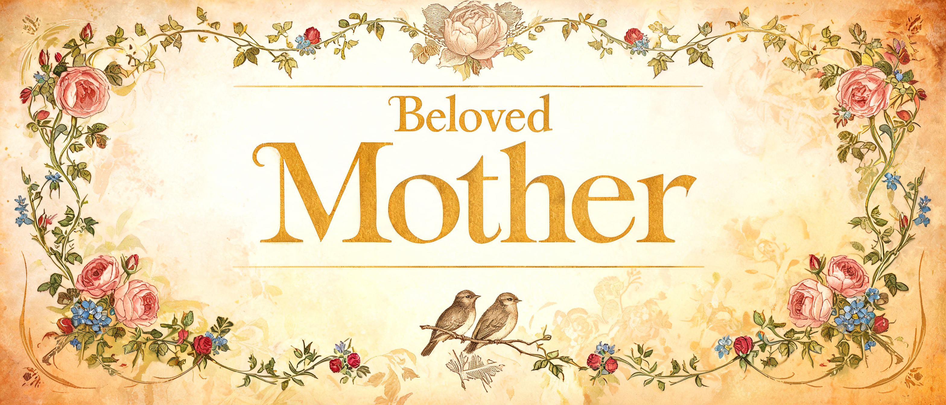 "Beloved Mother" —  | AI Text Effect Generator