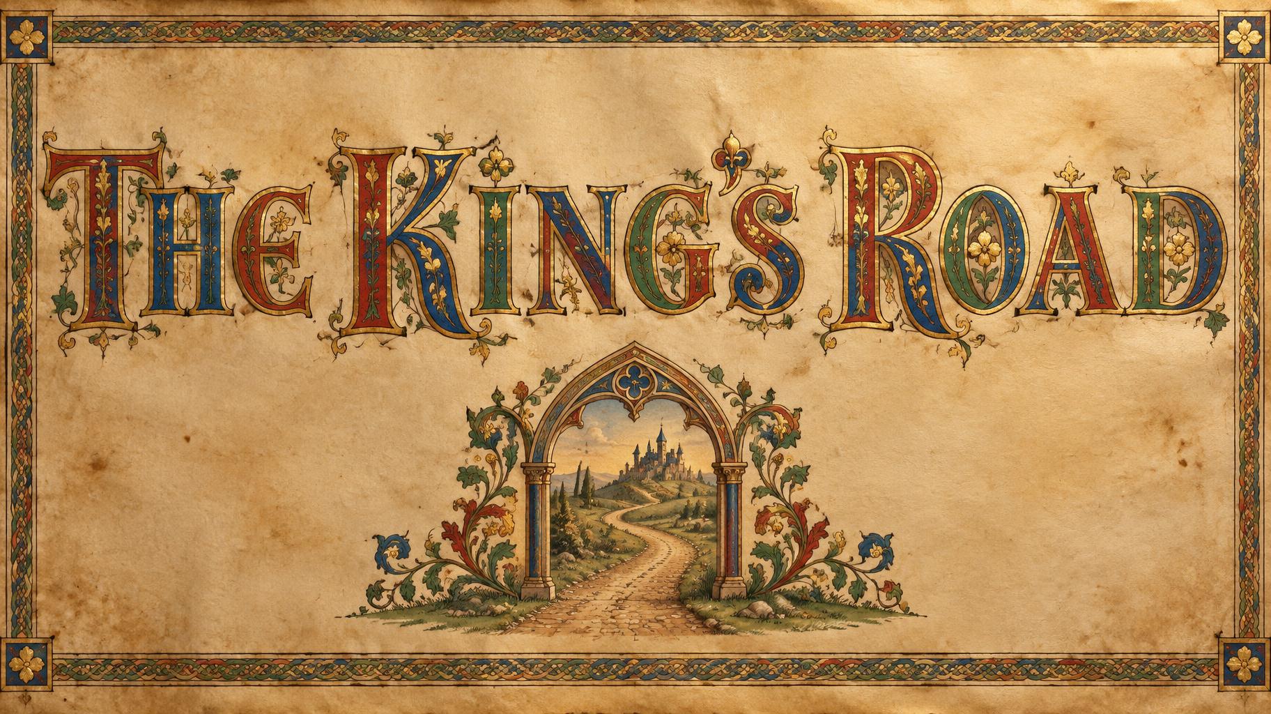 "THE KING'S ROAD" — Medieval | AI Text Effect Generator