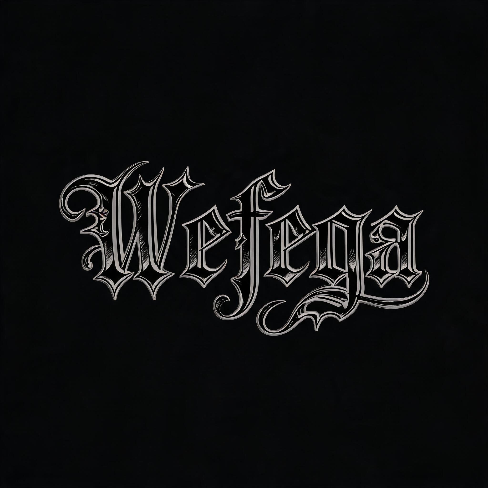 "Wefega" — Tattoo | AI Text Effect Generator