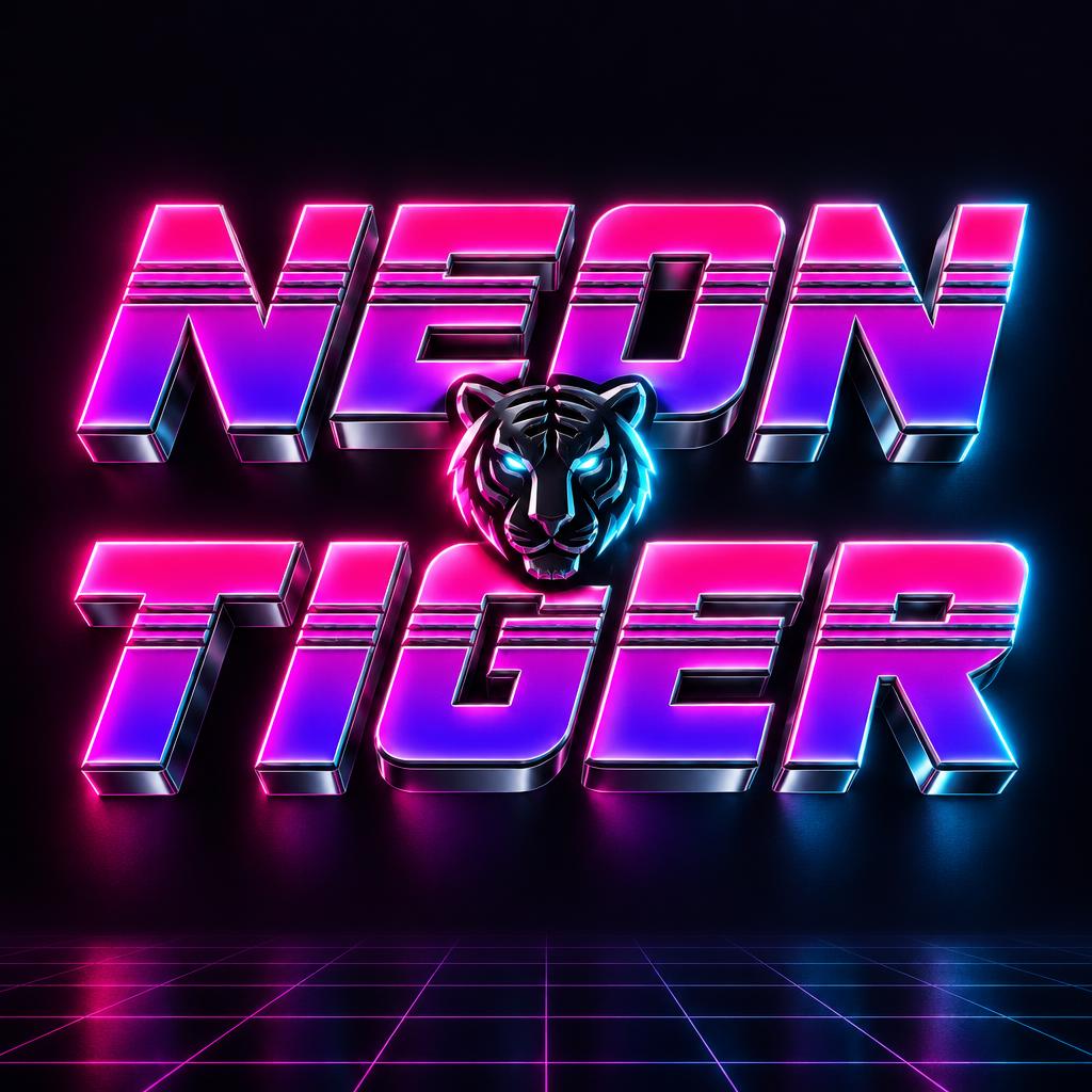 "NEON
TIGER" — 3d Bold Neon | AI Text Effect Generator