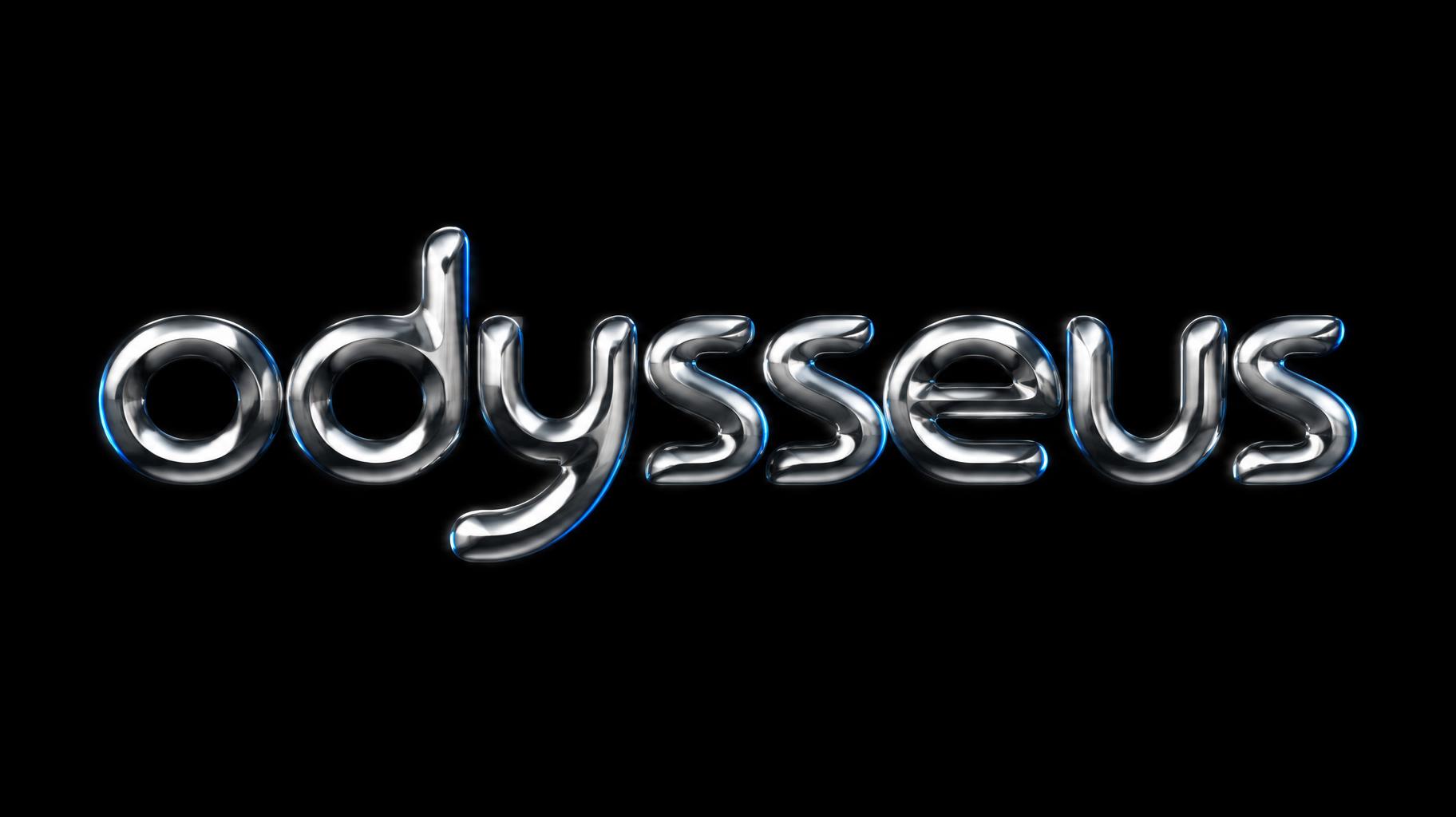 "odysseus" — Chrome Metal 3d | AI Text Effect Generator