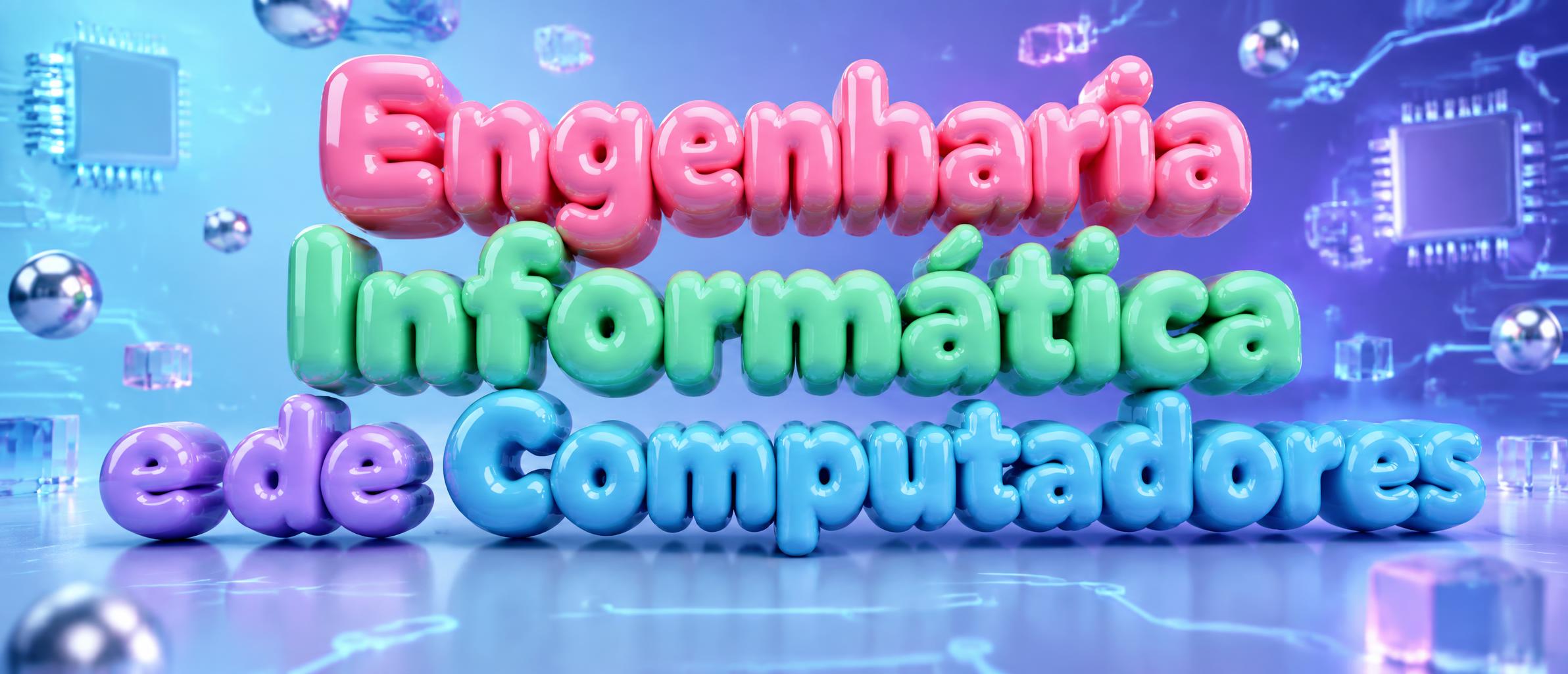 "Engenharia Informática e de Computadores" — 3d Bold Inflated | AI Text Effect Generator