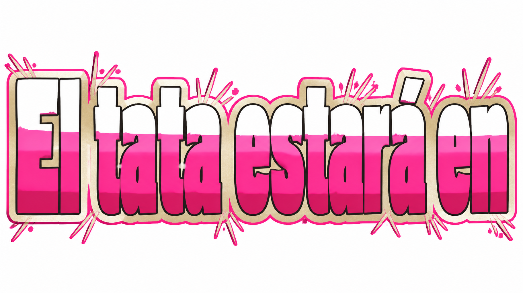 "El tata estará en" — Anime | AI Text Effect Generator