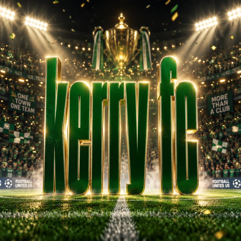 "kerry fc" — Sports Football | AI Text Effect Generator