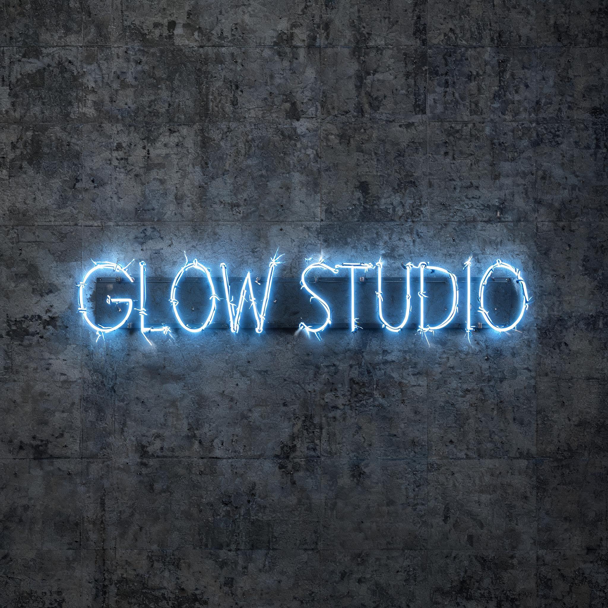 "GLOW STUDIO" — Neon Sign | AI Text Effect Generator