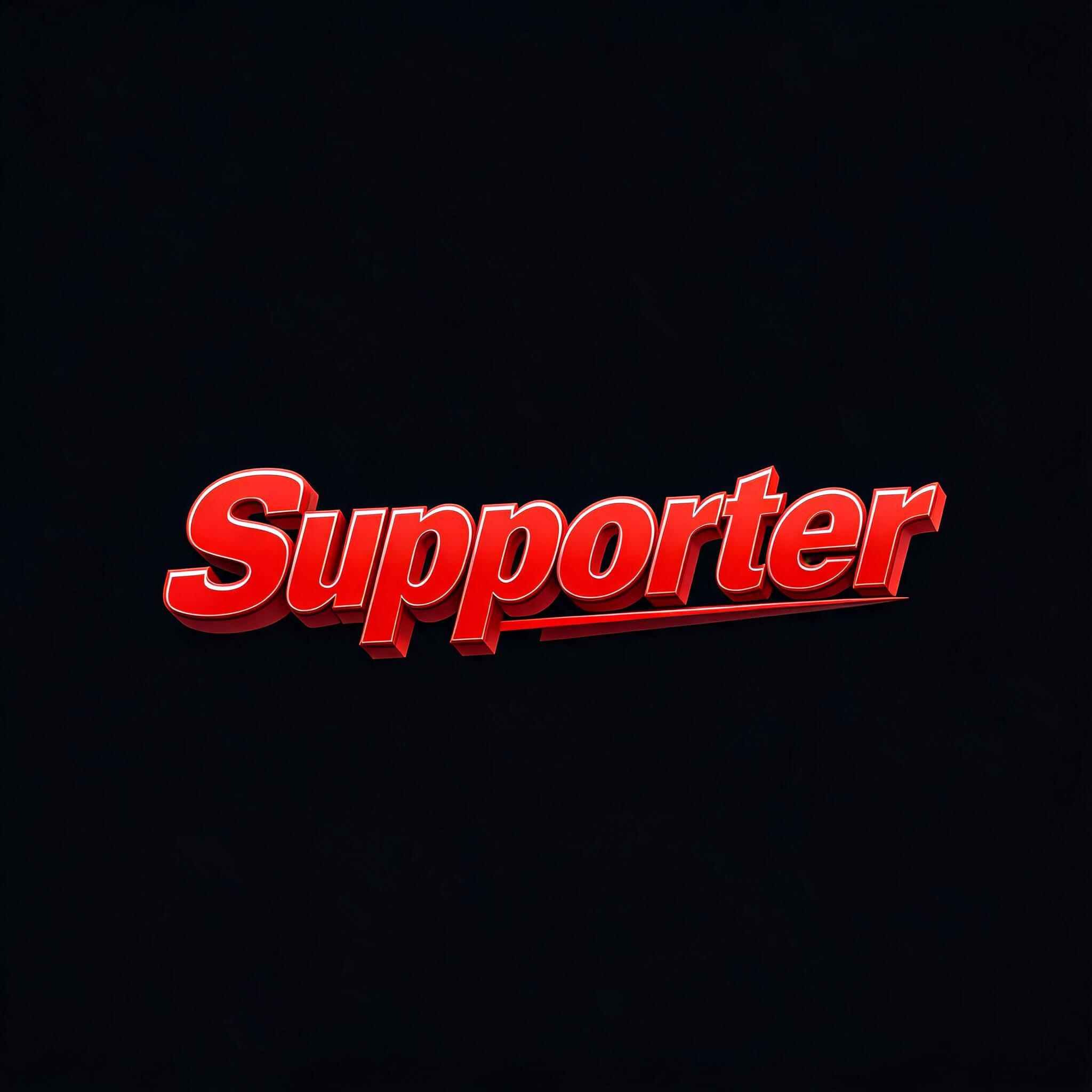 "Supporter" — Racing | AI Text Effect Generator