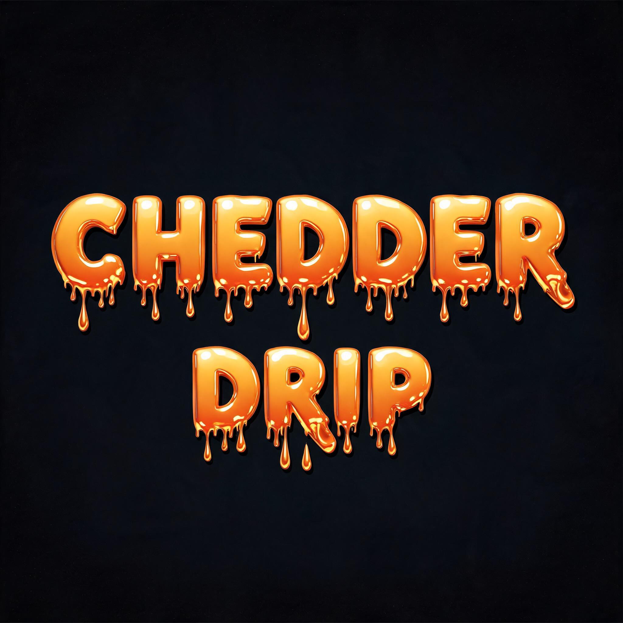 "CHEDDER DRIP" — Drip Font | AI Text Effect Generator