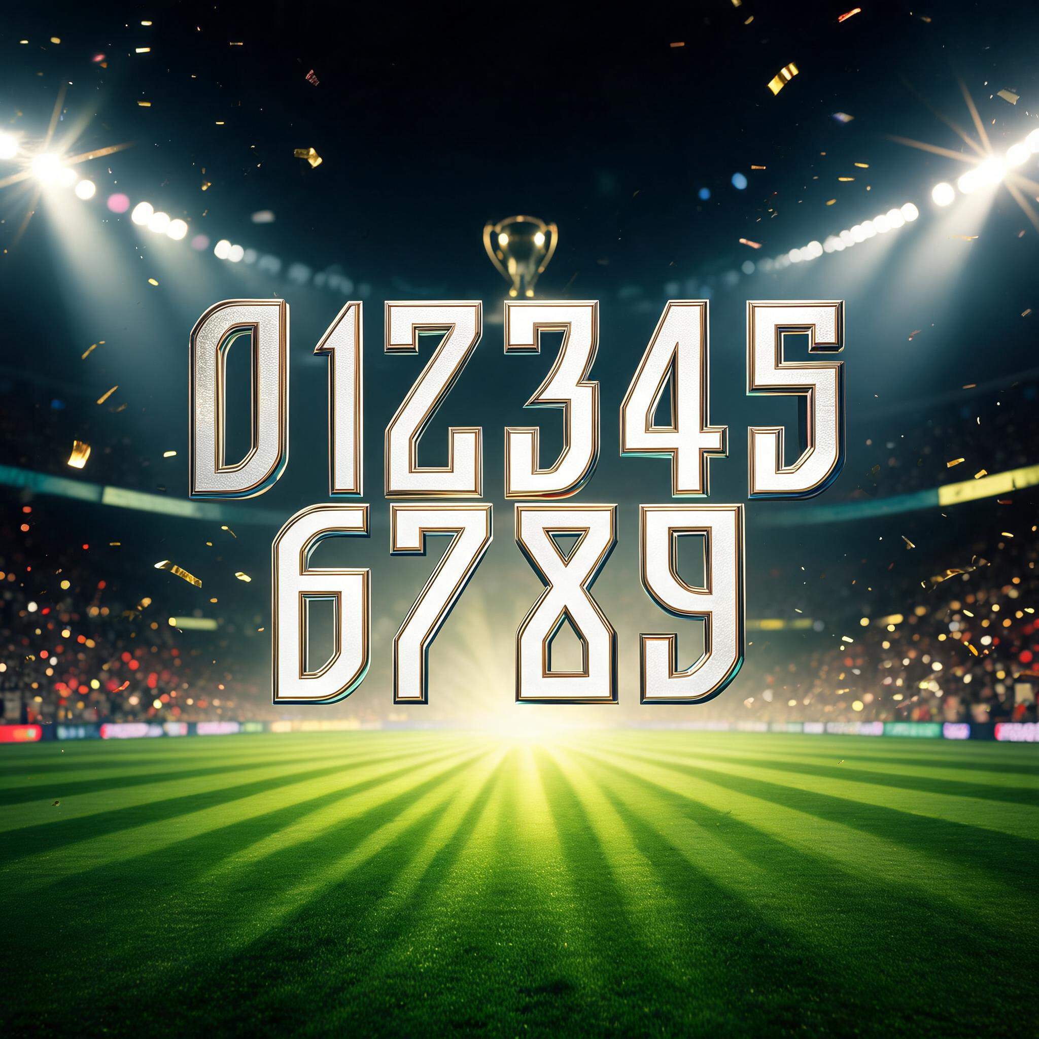 "0123456789" — Sports Football | AI Text Effect Generator