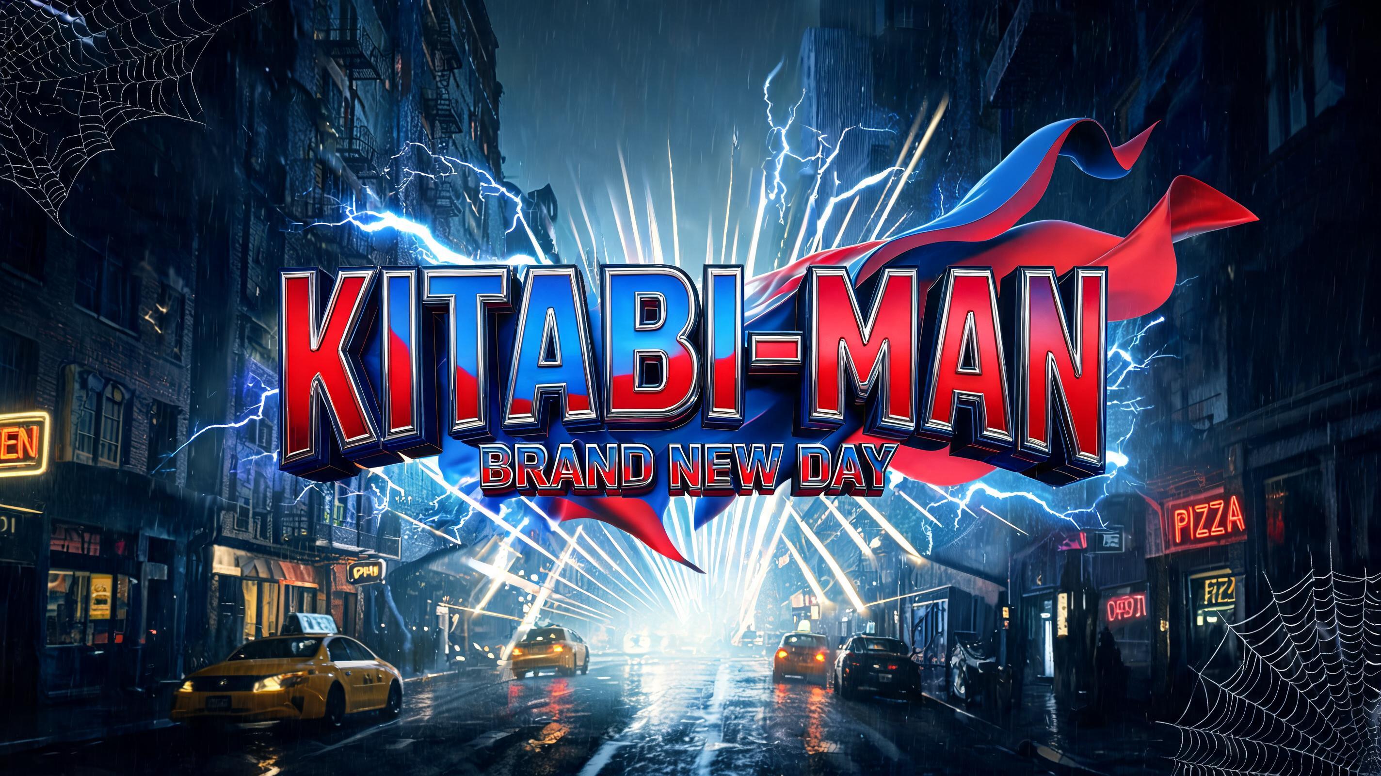 "KITABI-MAN
BRAND NEW DAY" — Spider Hero | AI Text Effect Generator