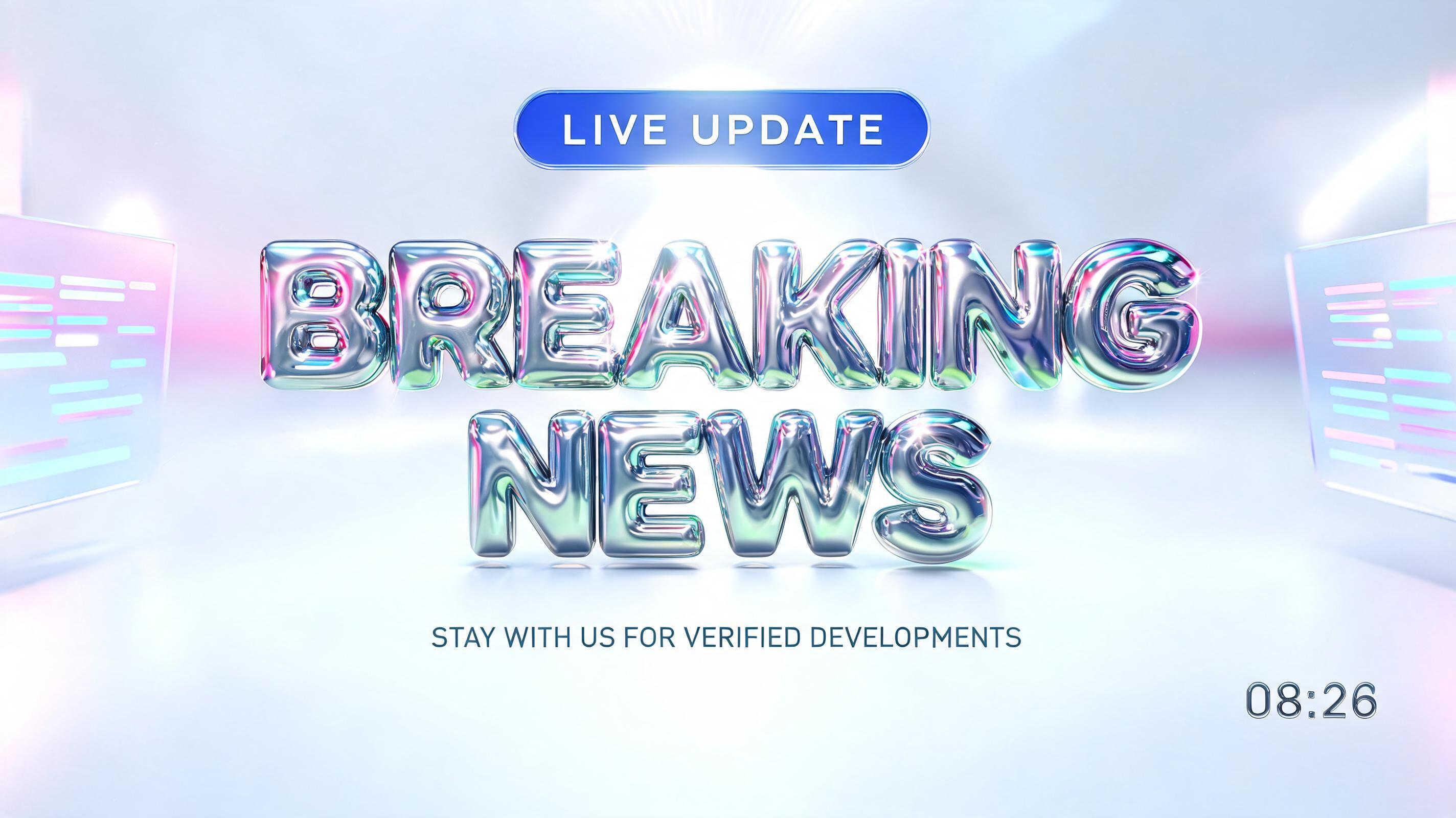 "Make me chrome bubble letters that say BREAKING NEWS" — Y2k Chrome | AI Text Effect Generator