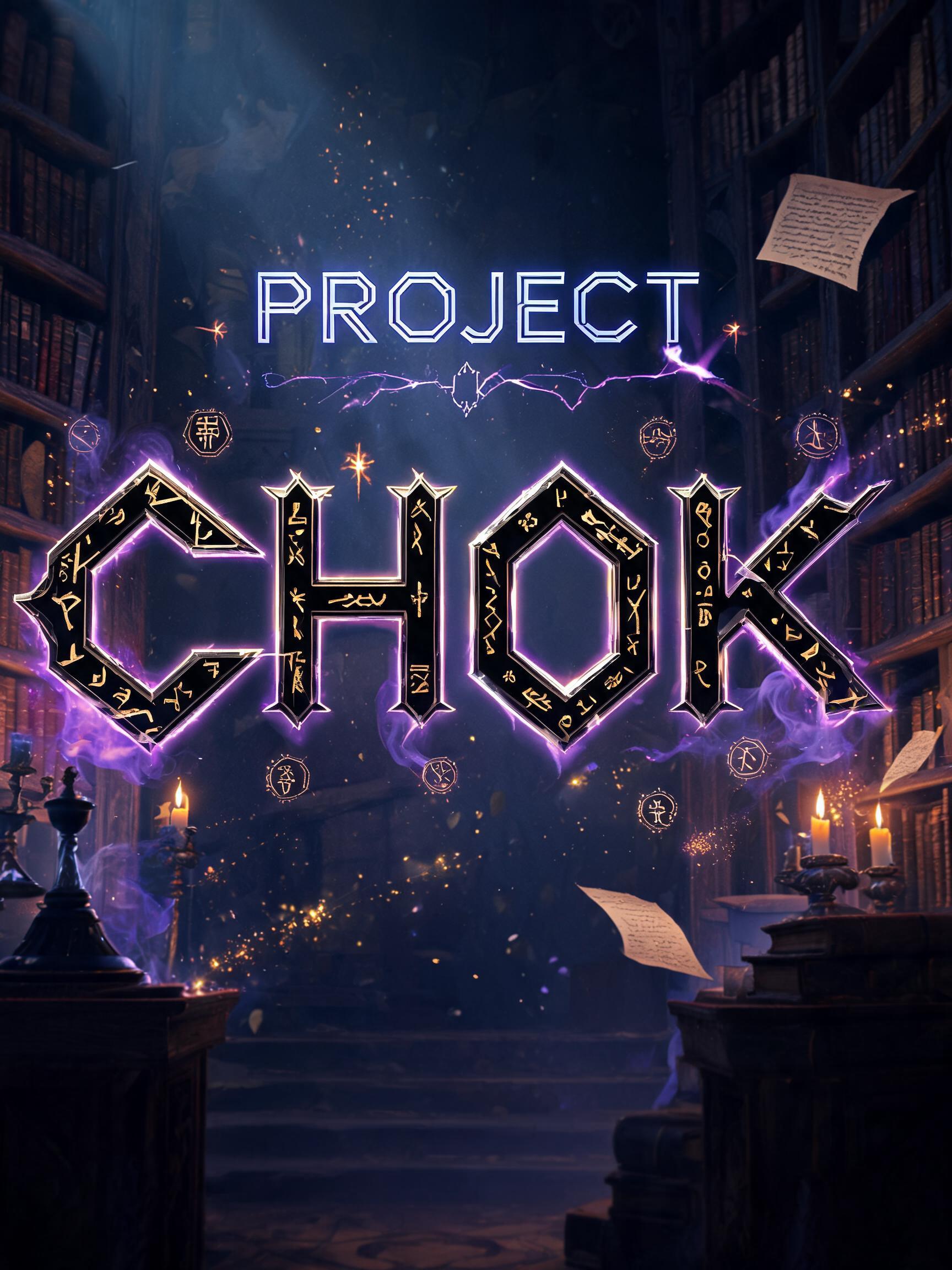 "Project CHOK" — Magic Fantasy | AI Text Effect Generator