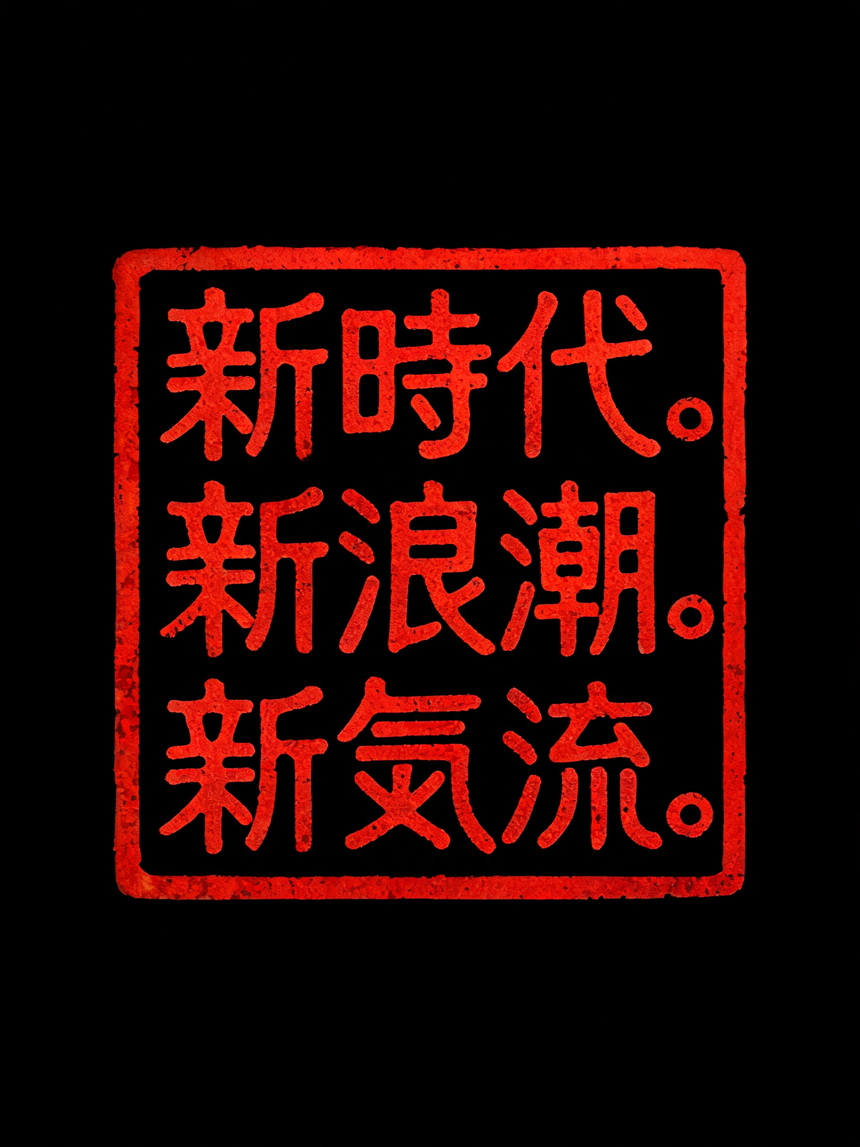 "新時代。新浪潮。新気流。" — Brush Japanese Ink | AI Text Effect Generator