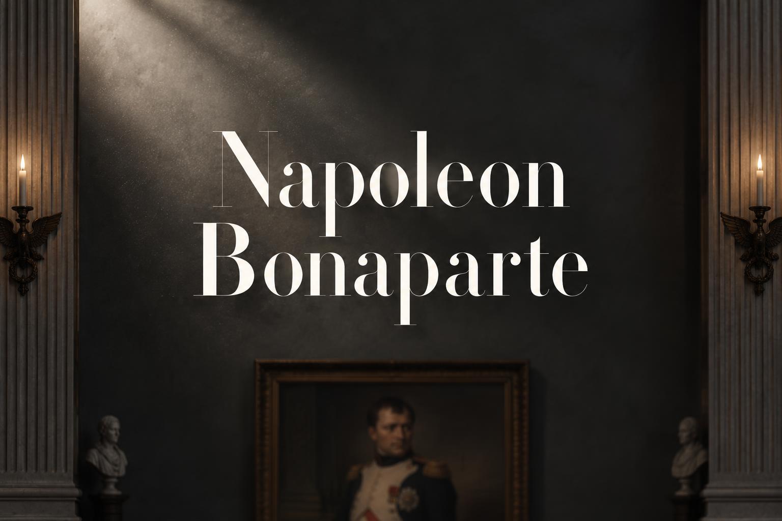 "Napoleon Bonaparte" —  | AI Text Effect Generator