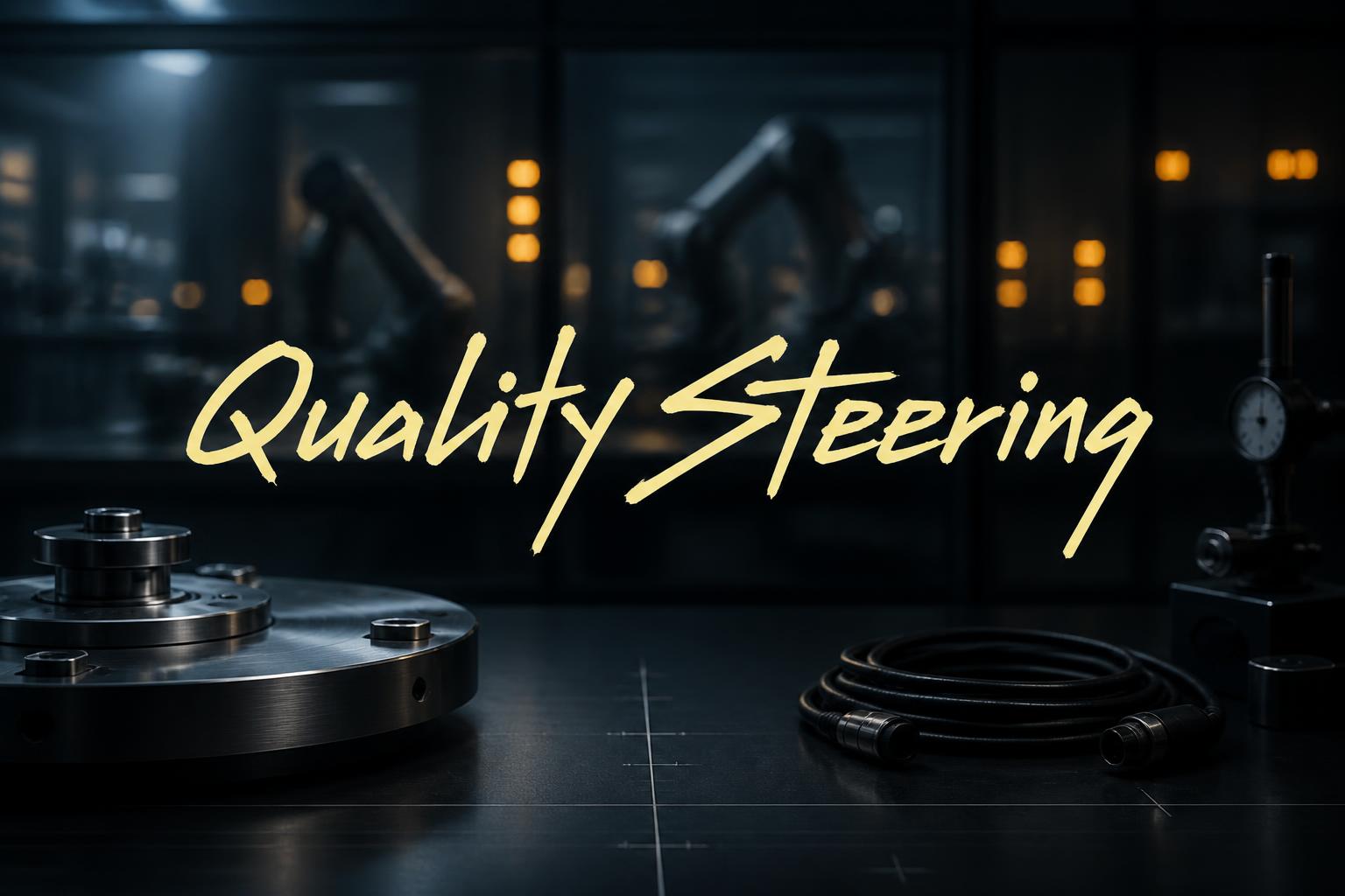 "Quality Steering" —  | AI Text Effect Generator