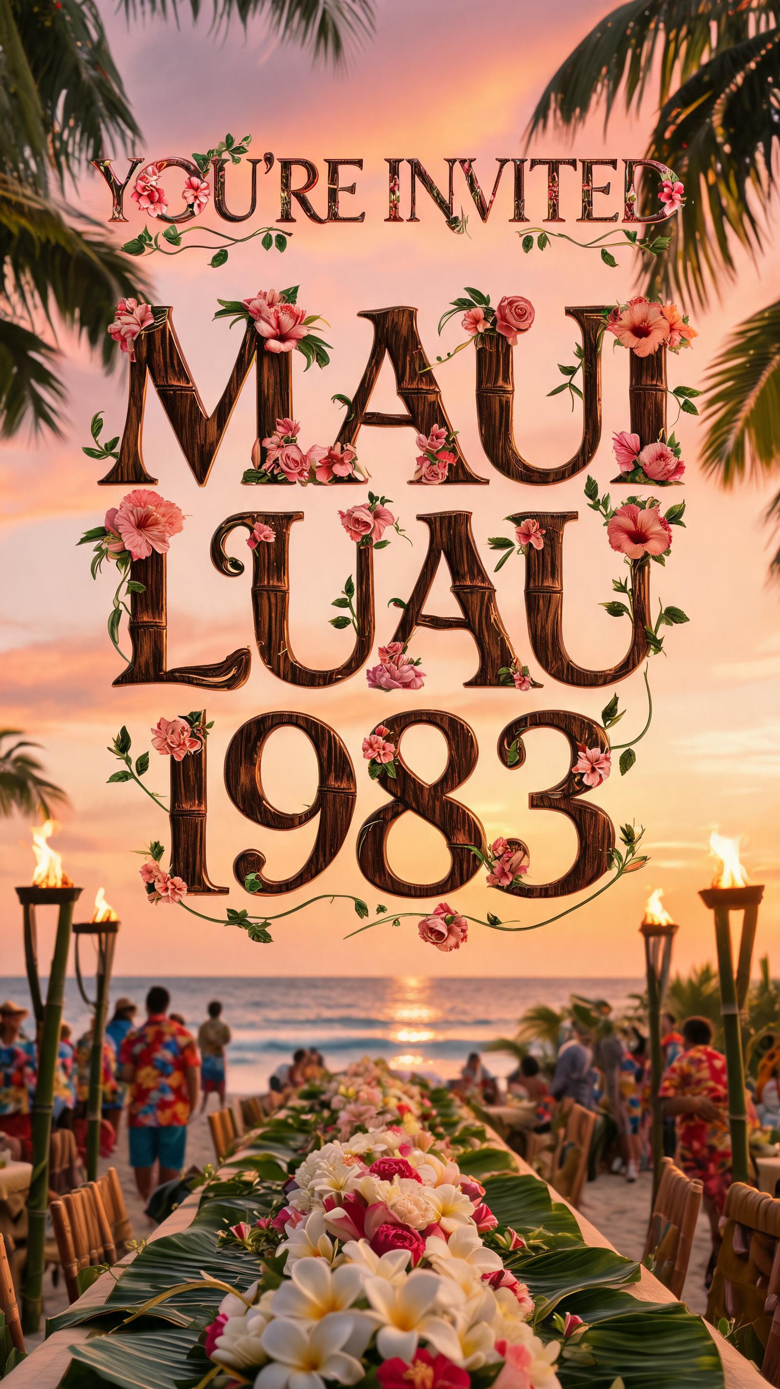 YOU'RE INVITED
MAUI LUAU 1983
