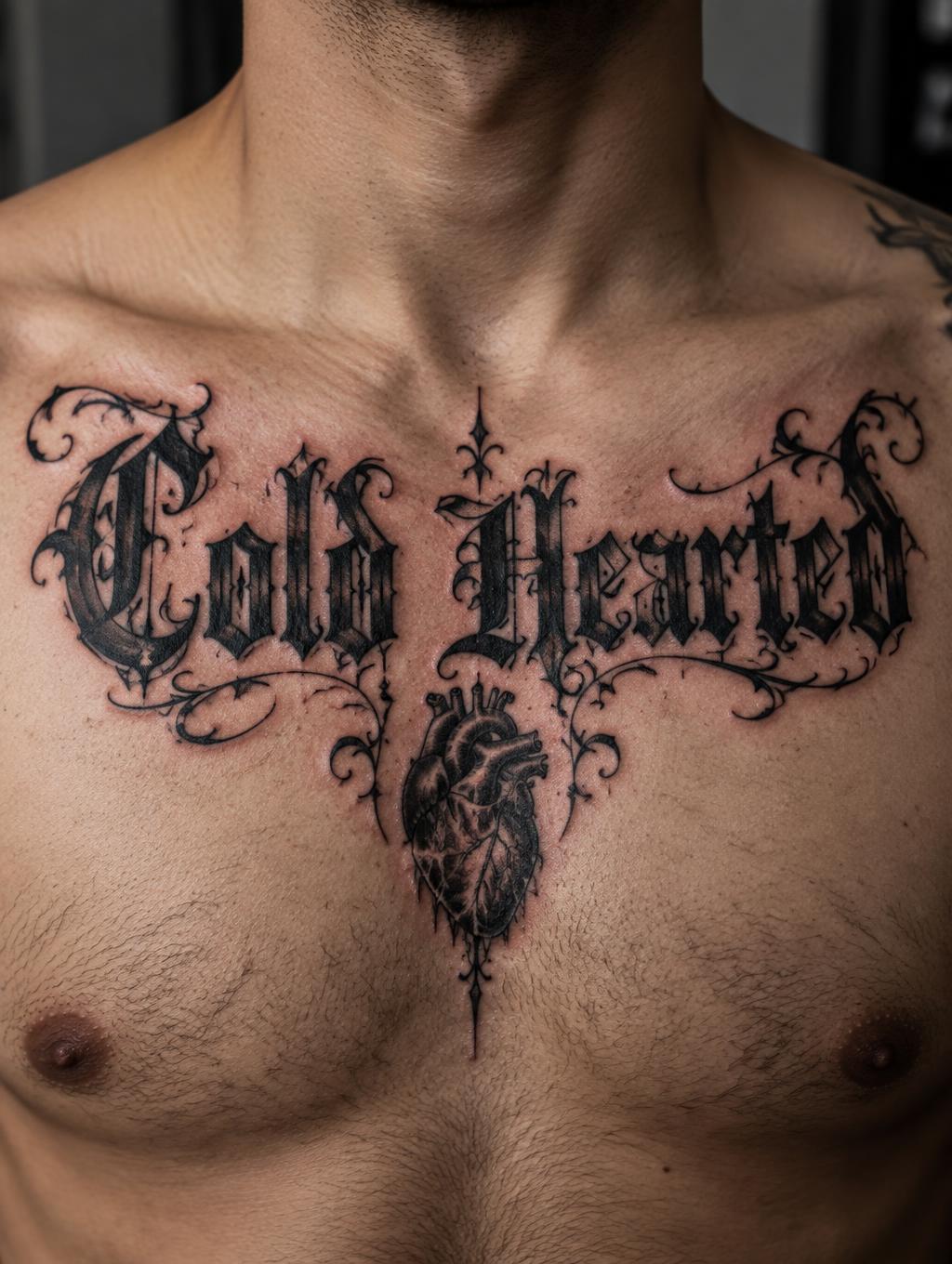 "Cold Hearted" — Tattoo | AI Text Effect Generator