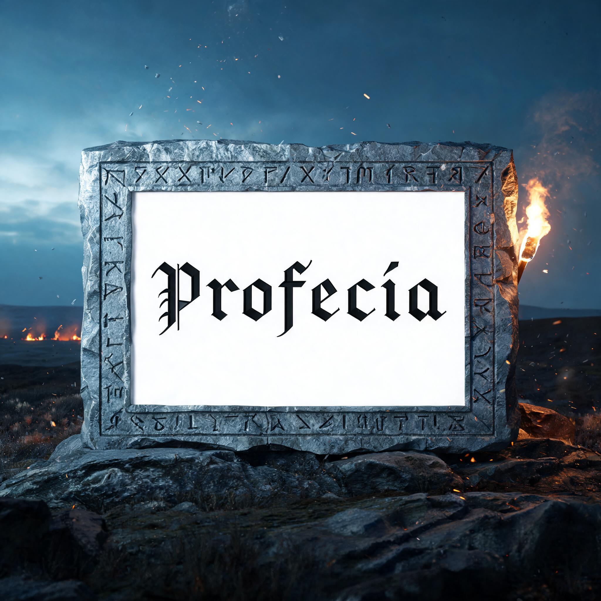 "Profecía" — Viking | AI Text Effect Generator
