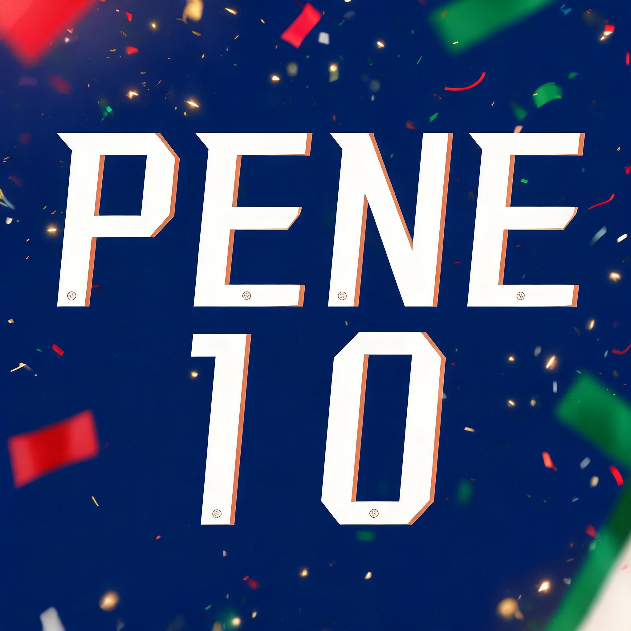 "pene
10" — Sports Football | AI Text Effect Generator