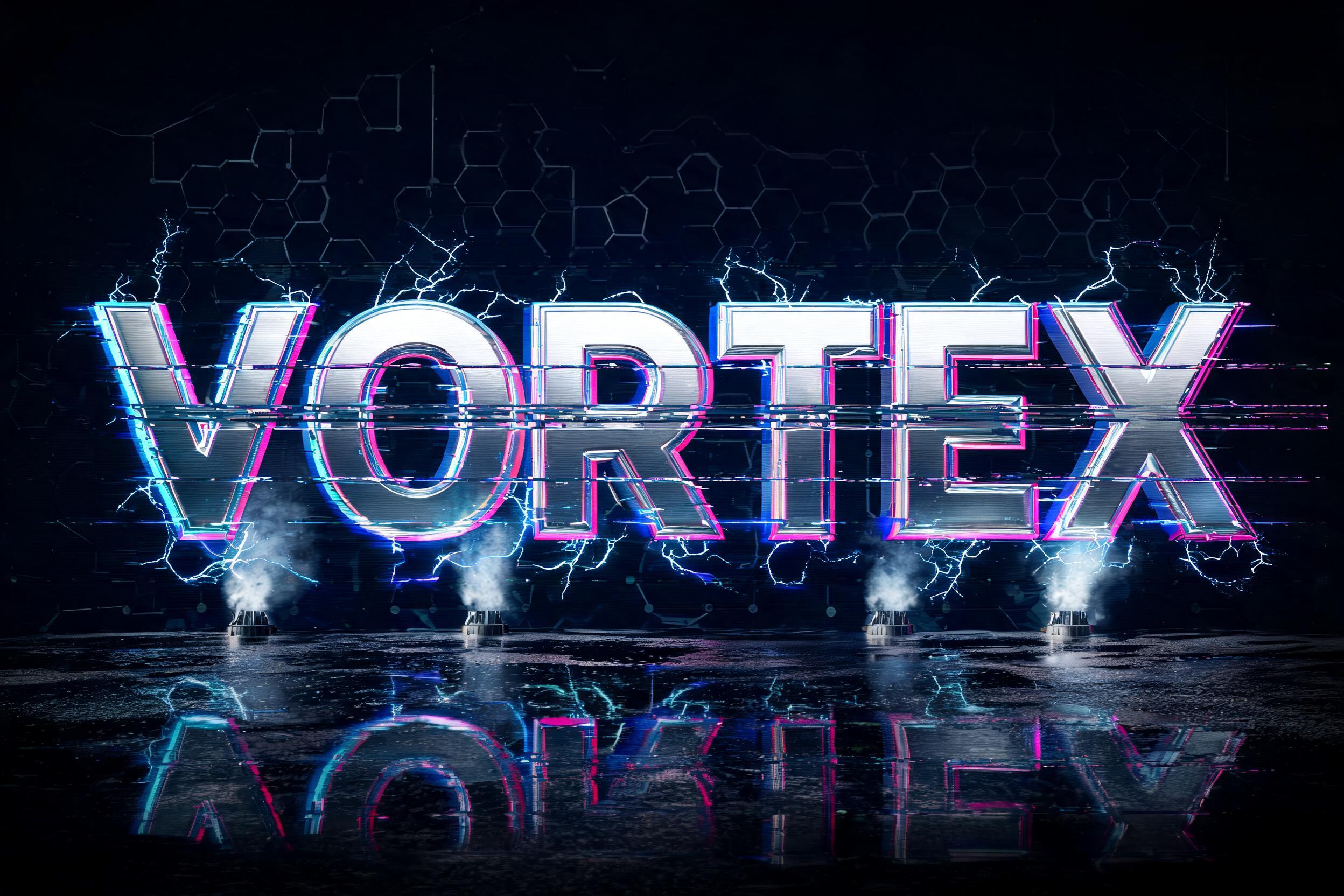 "Vortex" — Cyberpunk | AI Text Effect Generator