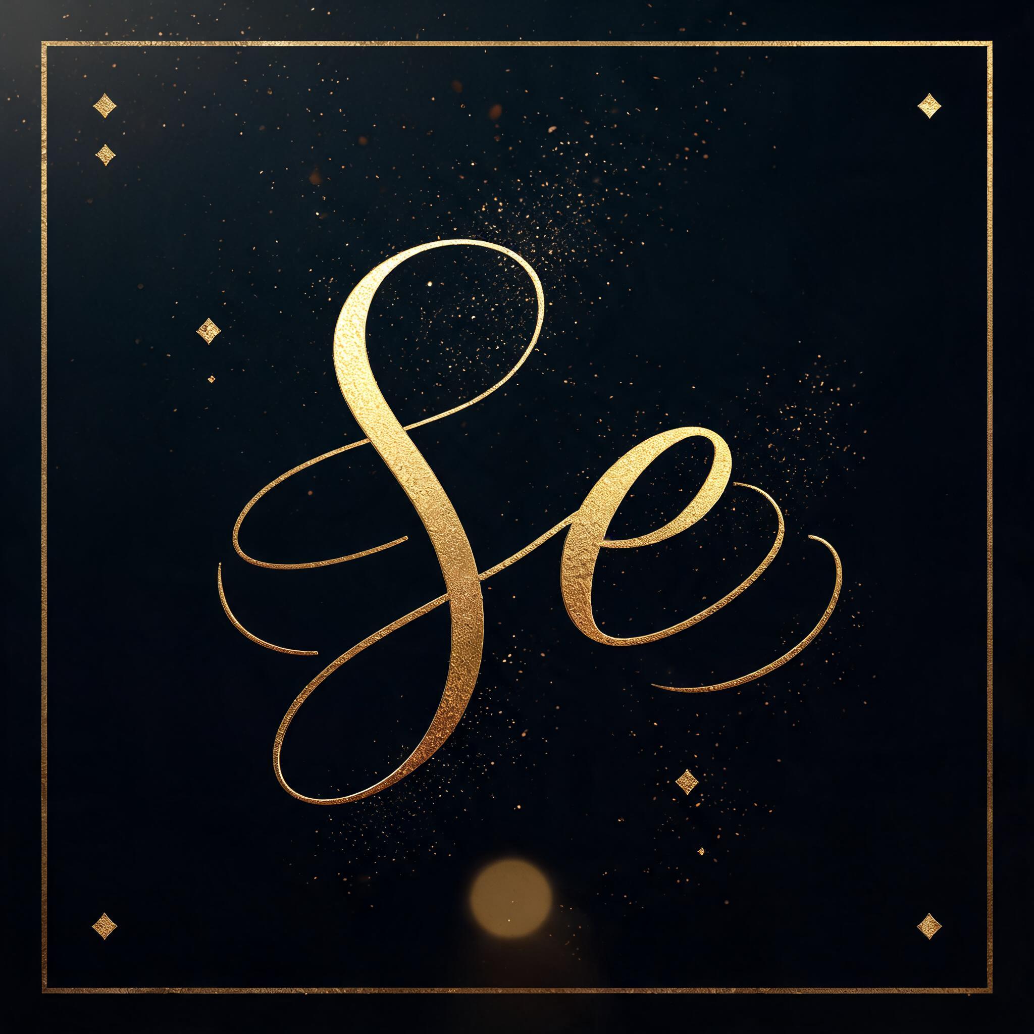 "Se" — Birthday Luxury text effect