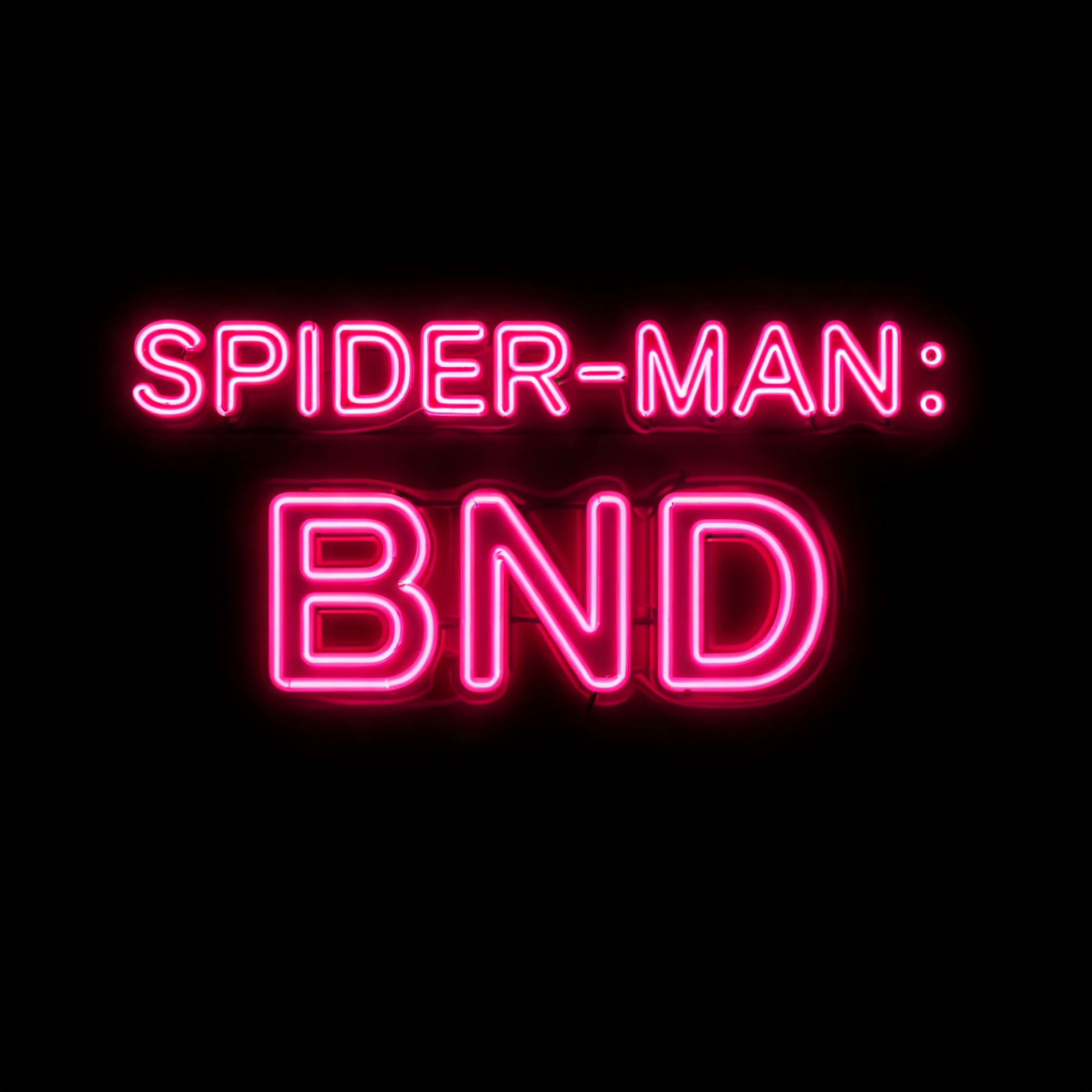 "SPIDER-MAN:BND" — Cyberpunk Electric Neon text effect