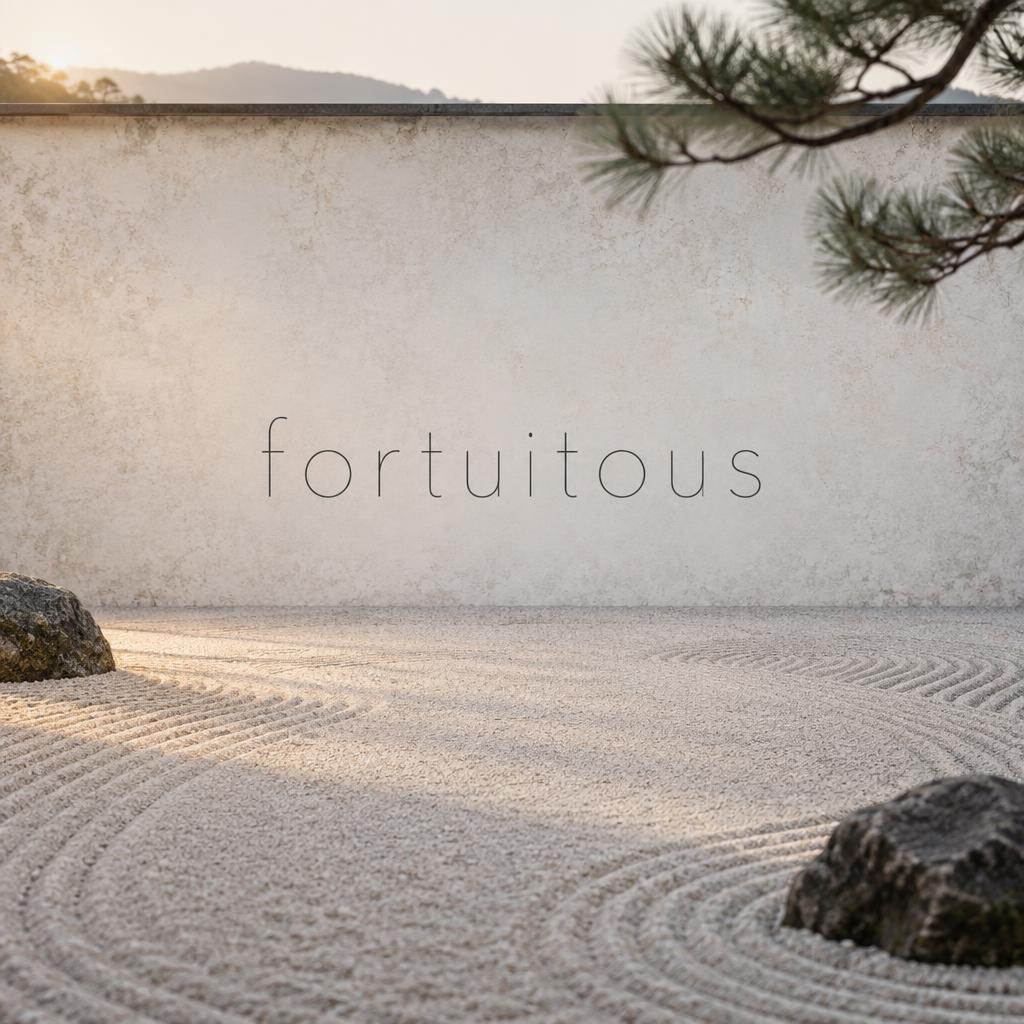 "fortuitous" —  | AI Text Effect Generator