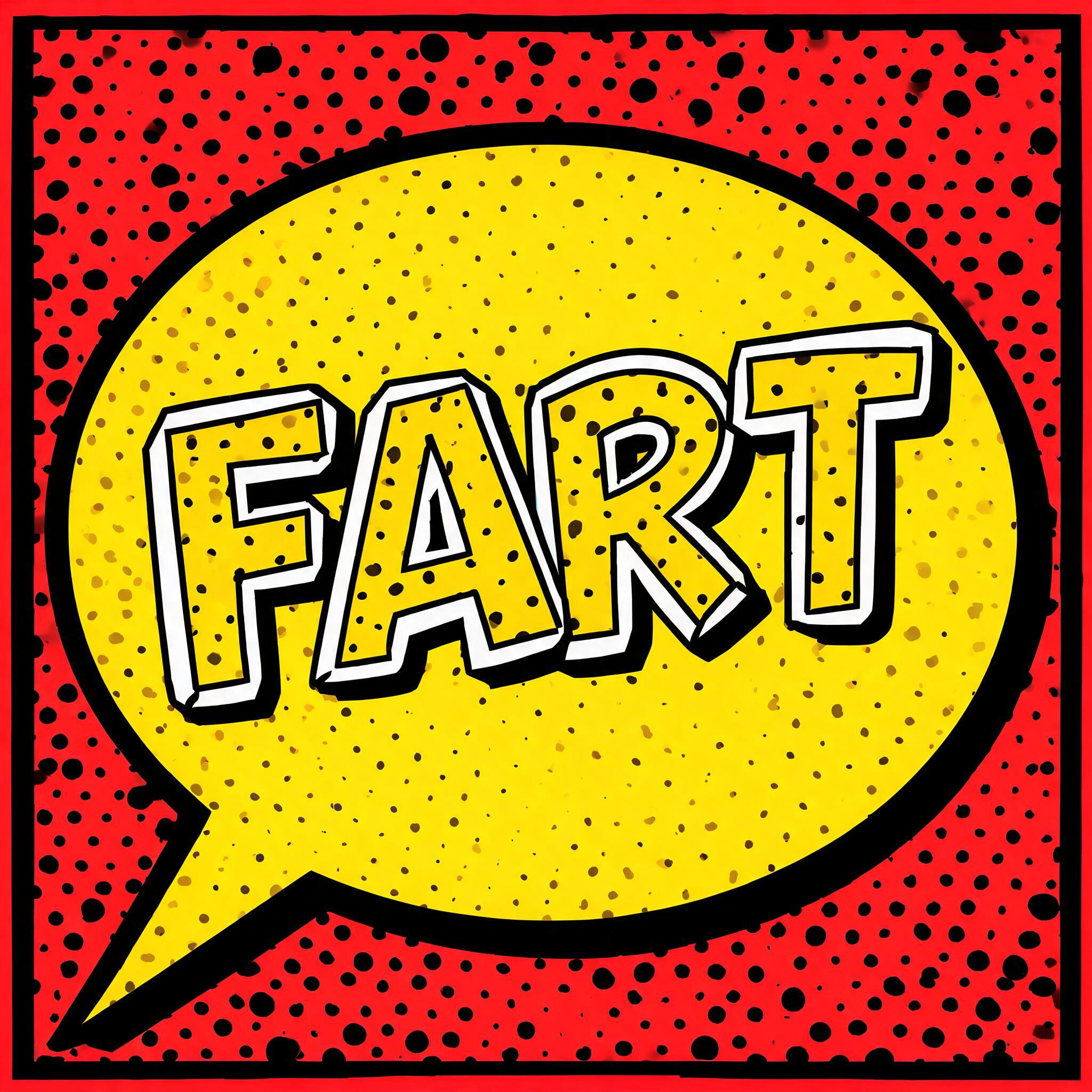"FART" — Pop Art | AI Text Effect Generator
